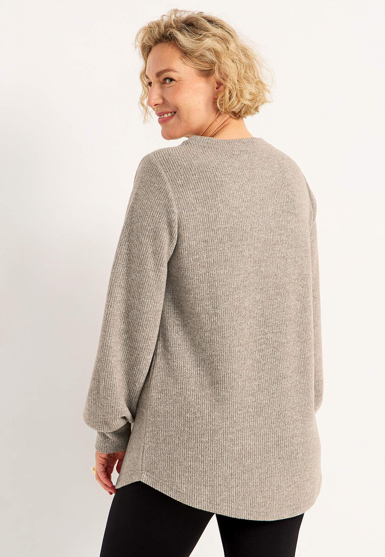 Gestrickter, weicher Pullover
