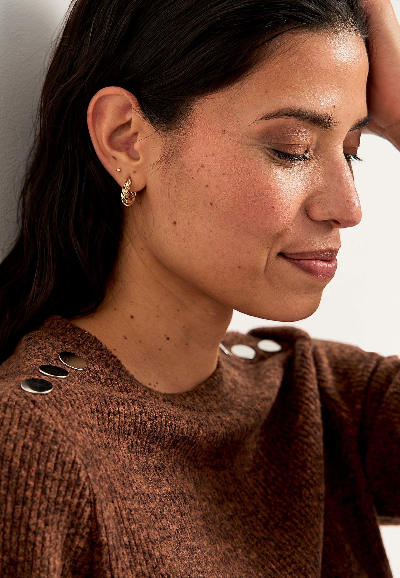Gestrickter, weicher Pullover