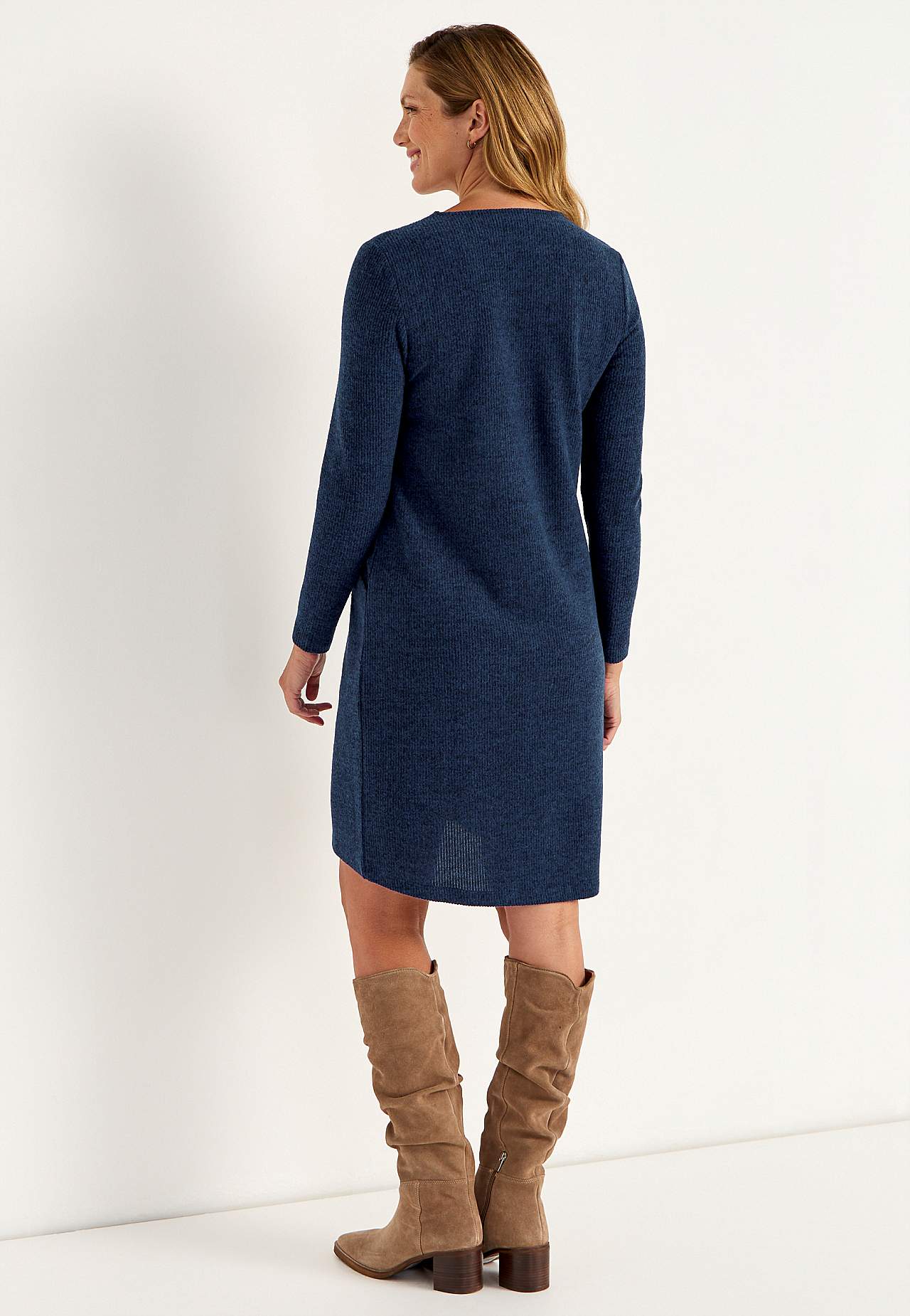 Super weiches Kleid mit Taschen Beata