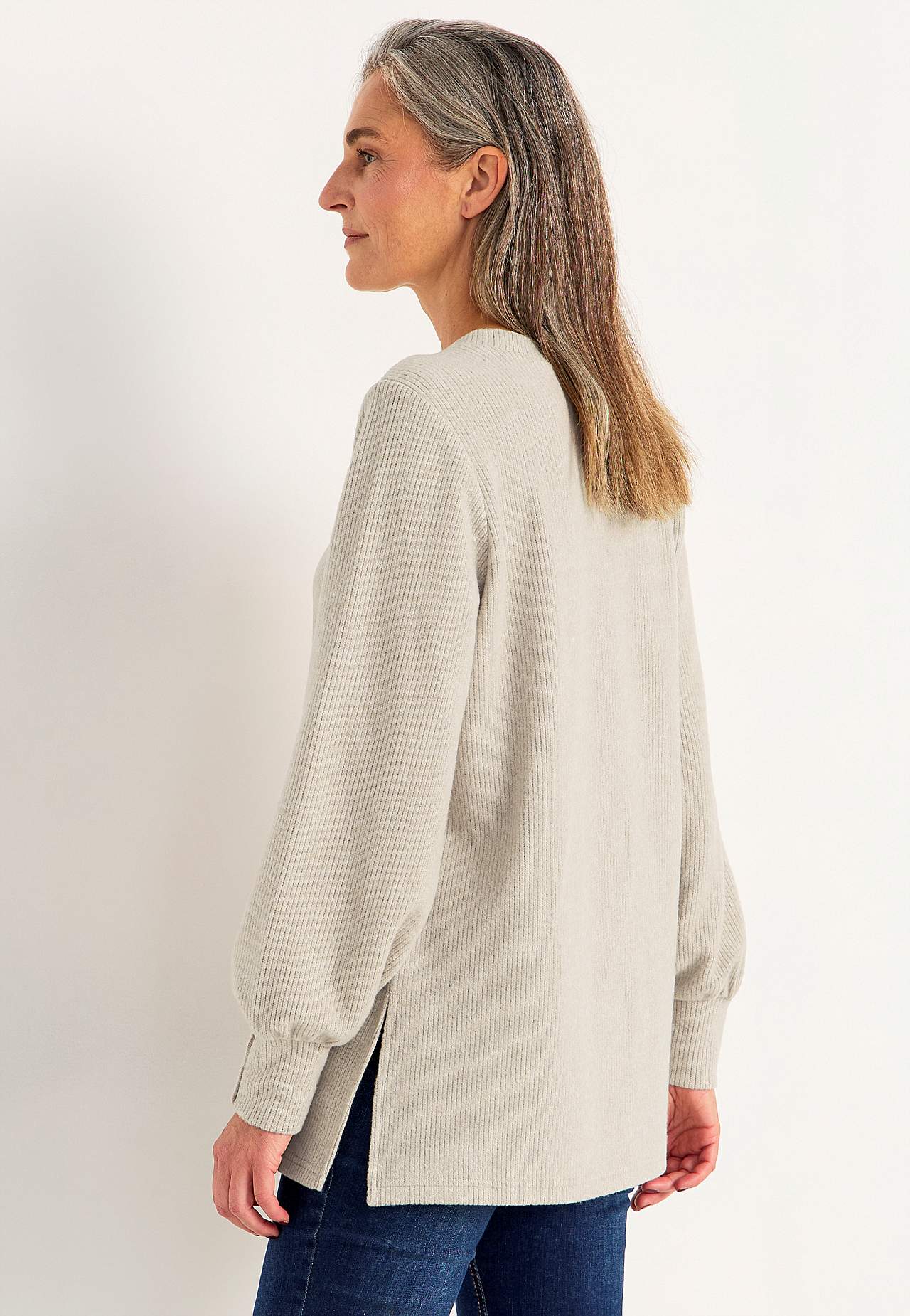 Super weiche Tunika mit melange Farben