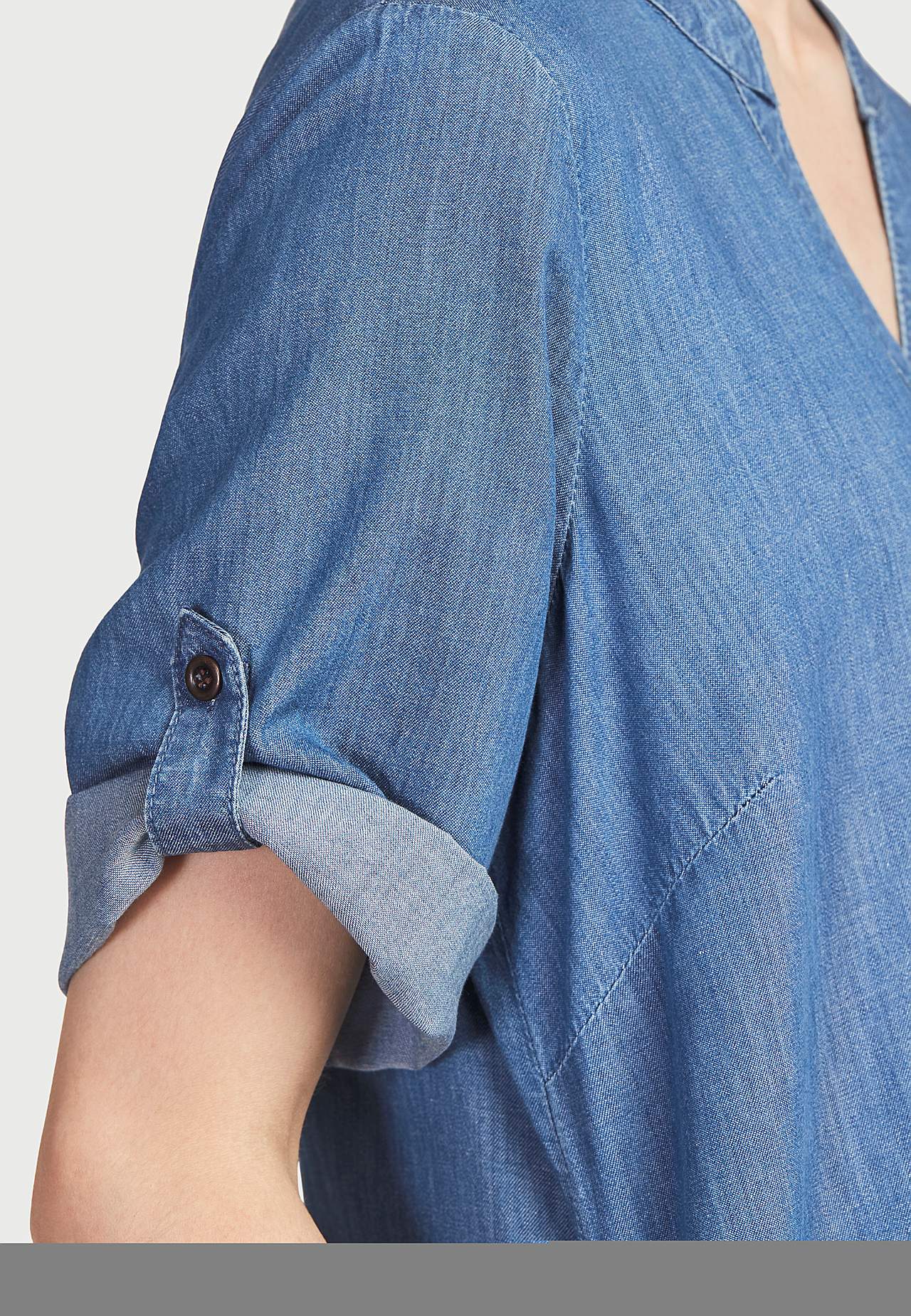 Jeanskleid aus weich gewaschenem Denim