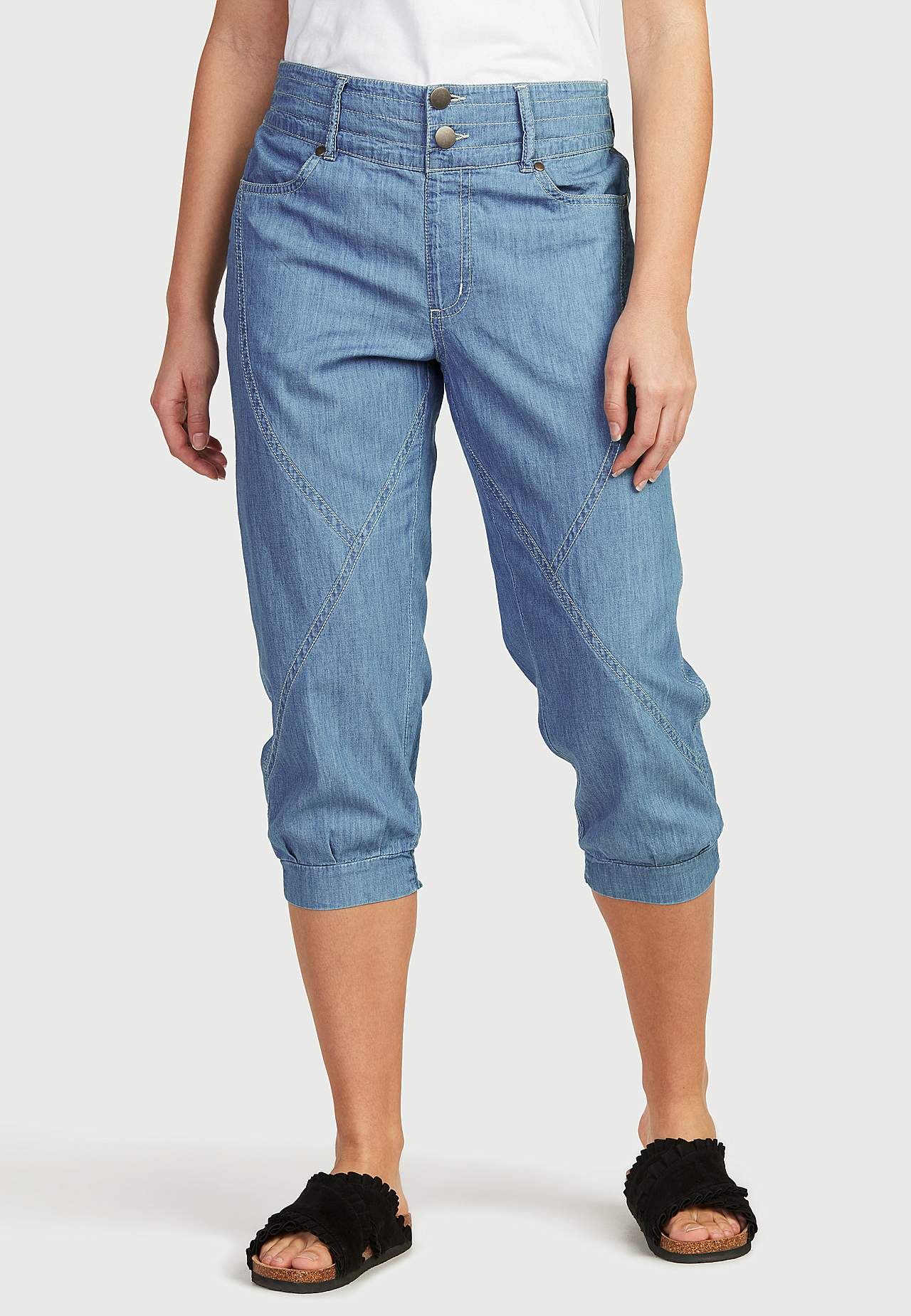 Gewebte Caprihose Janelle