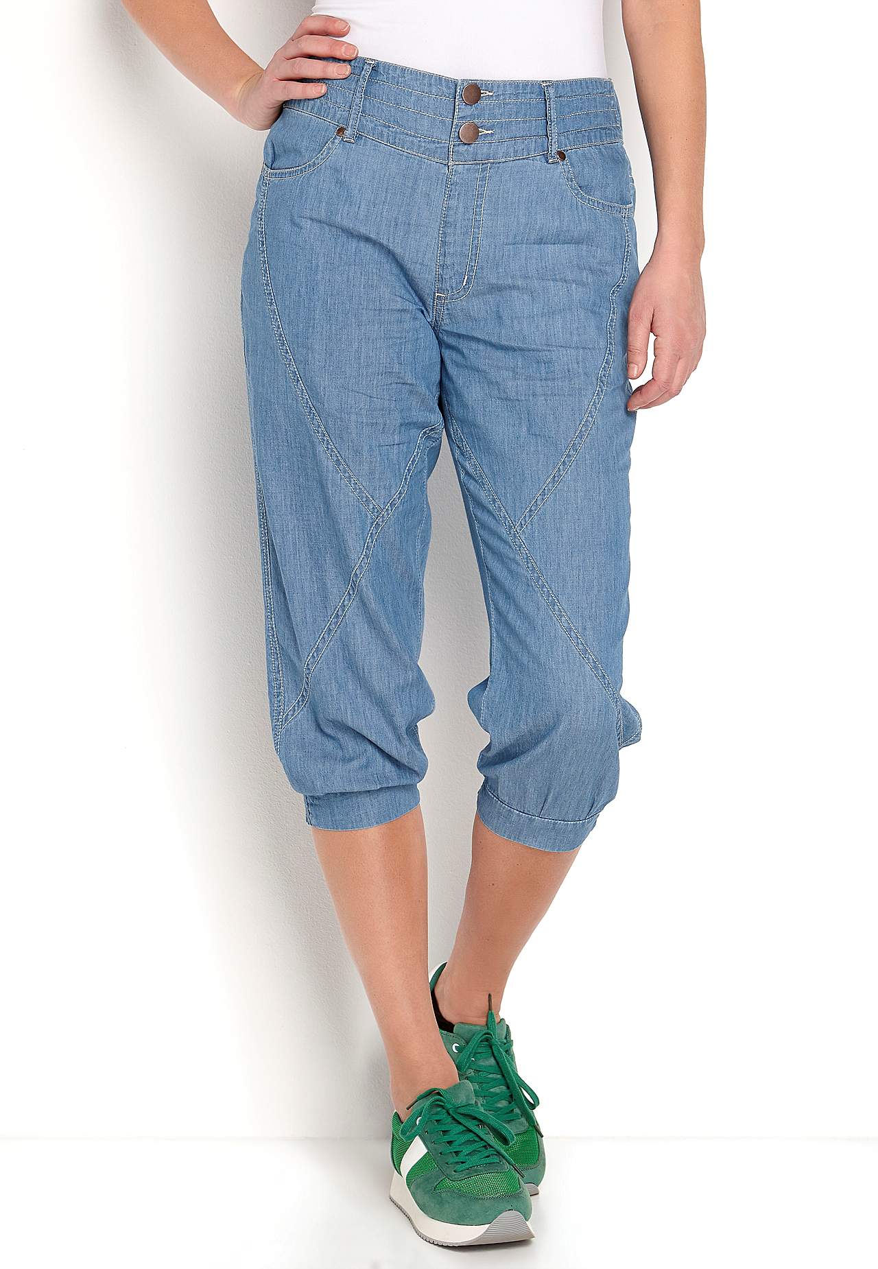Gewebte Caprihose Janelle