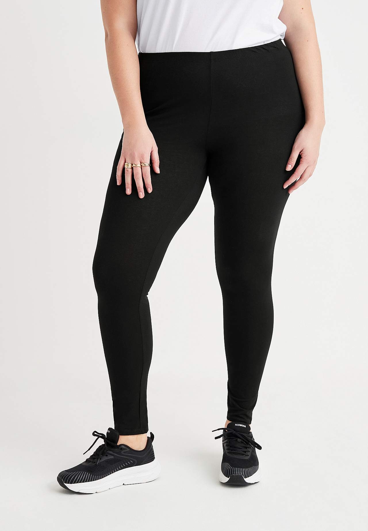 Leggings aus Baumwolle 2er-Pack
