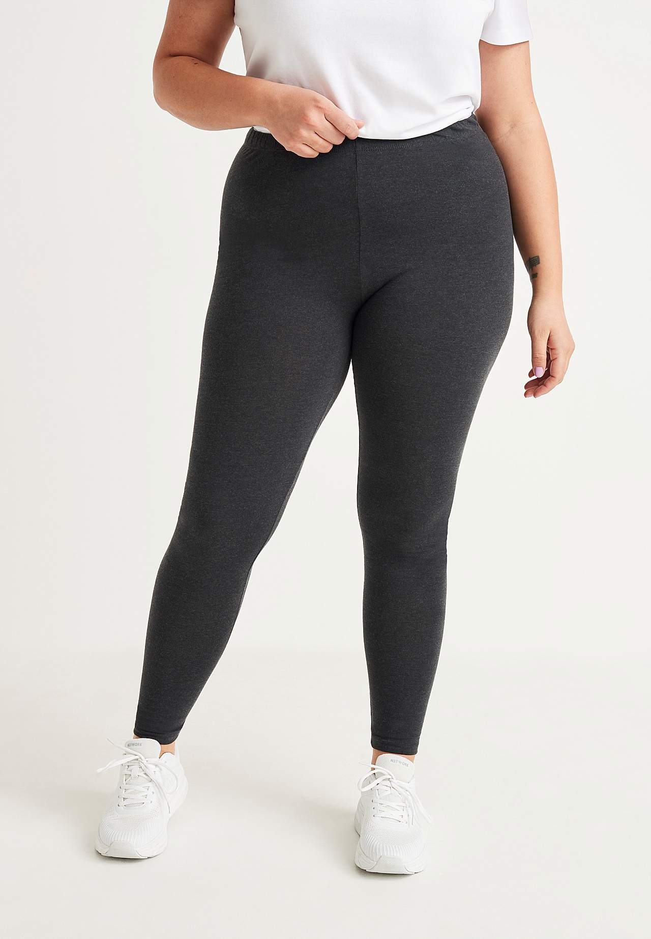 Leggings aus Baumwolle 2er-Pack