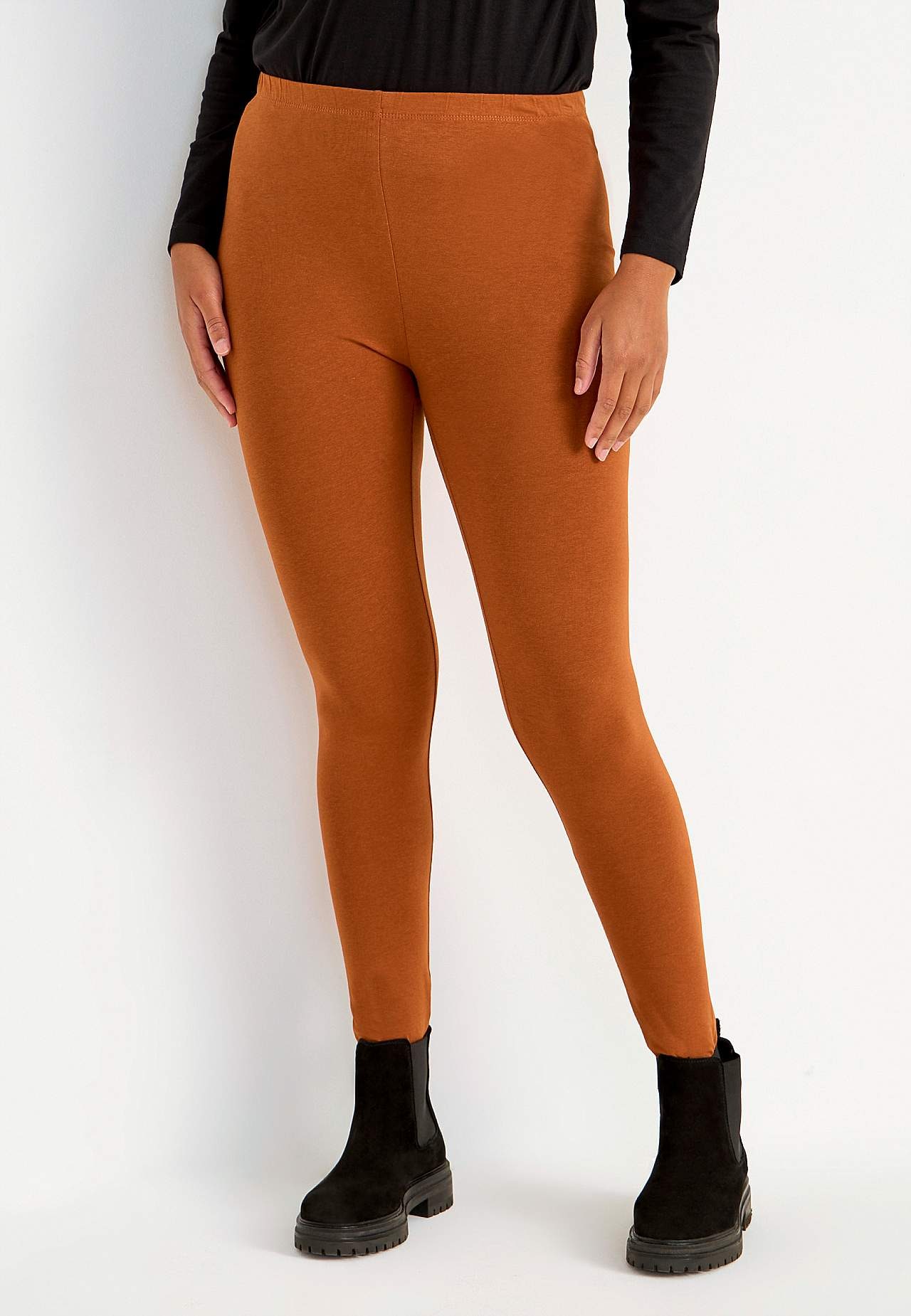 Leggings aus Baumwolle 2er-Pack