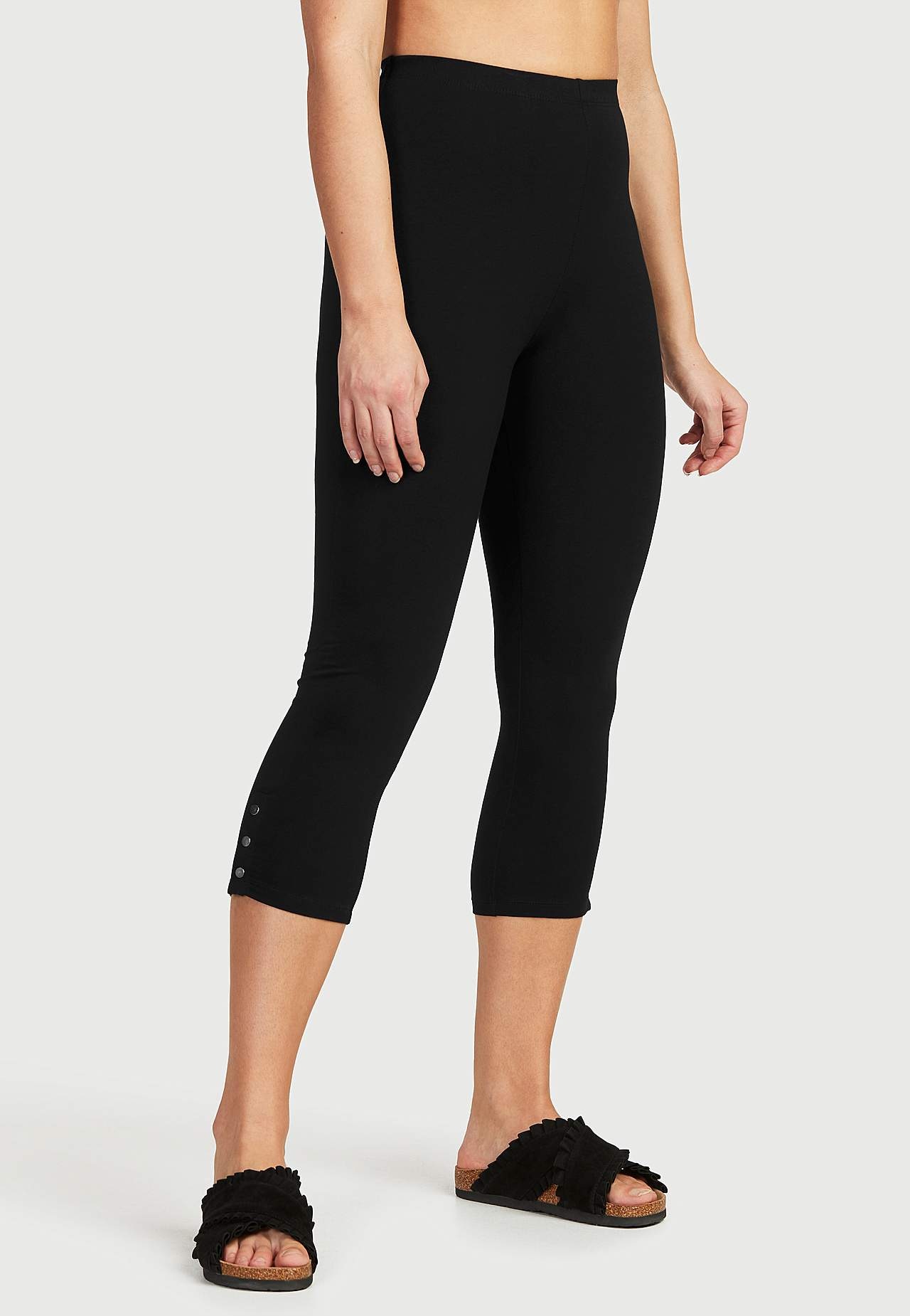 Capri-Leggings mit netten Knopf-Details Milly 2er-Pack