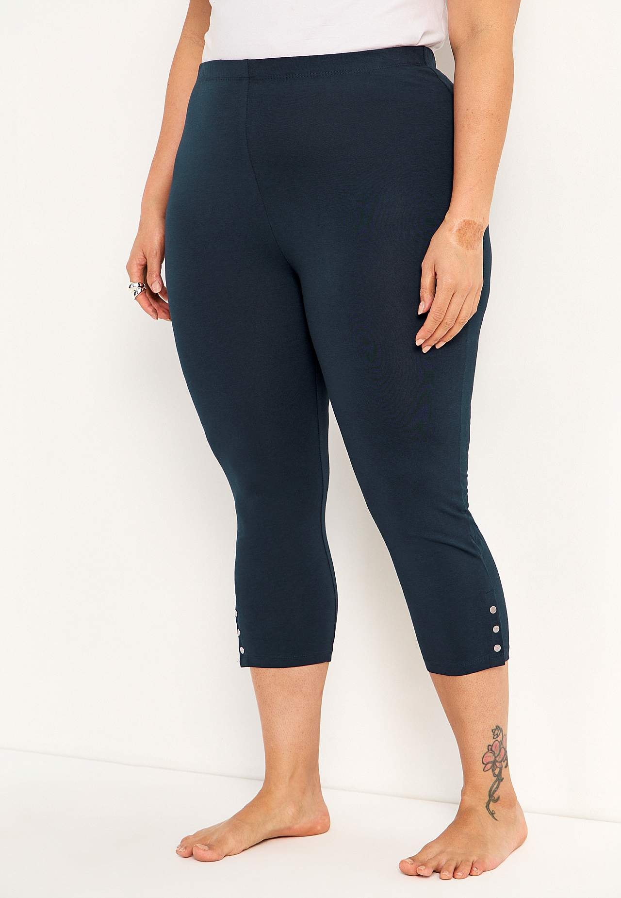 Capri-Leggings mit netten Knopf-Details Milly 2er-Pack