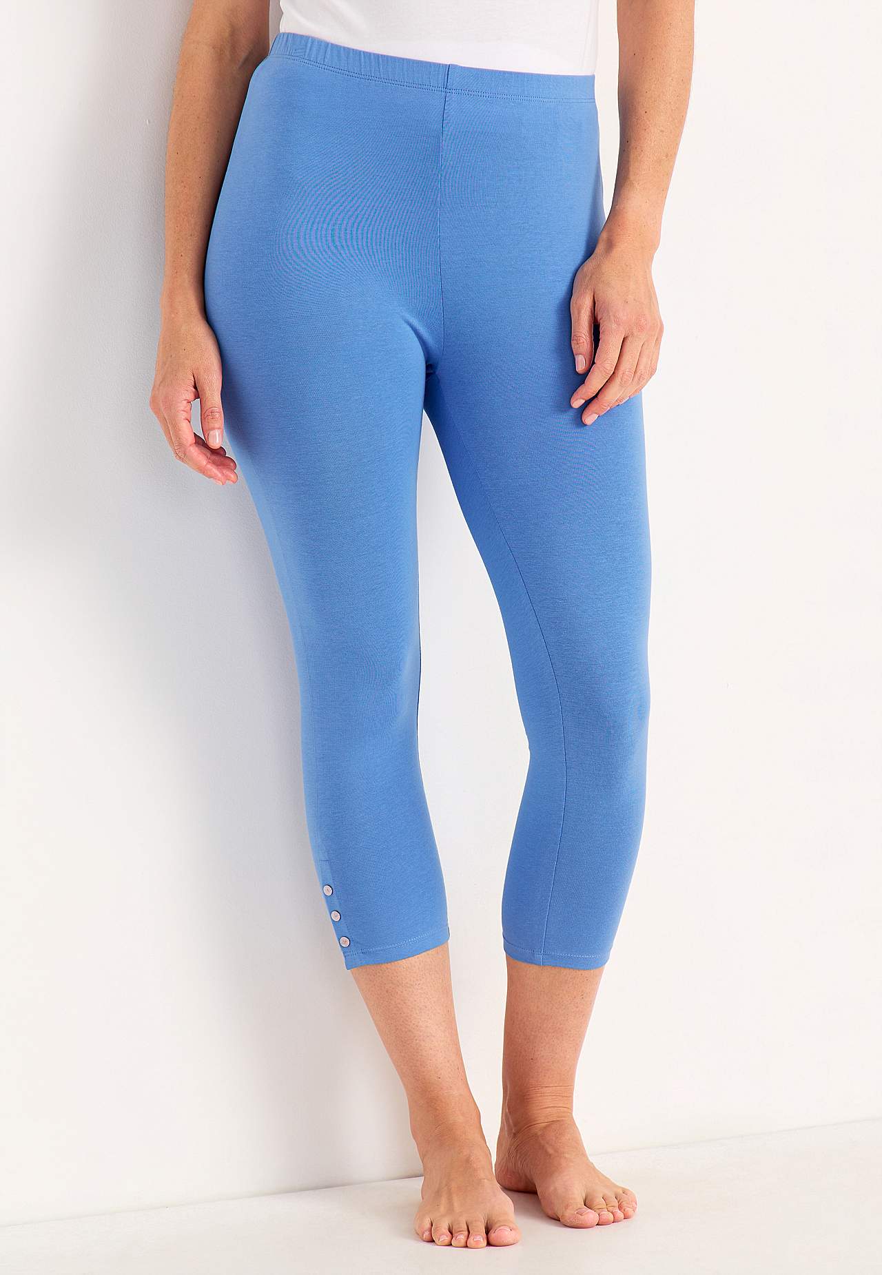 Capri-Leggings mit netten Knopf-Details Milly 2er-Pack