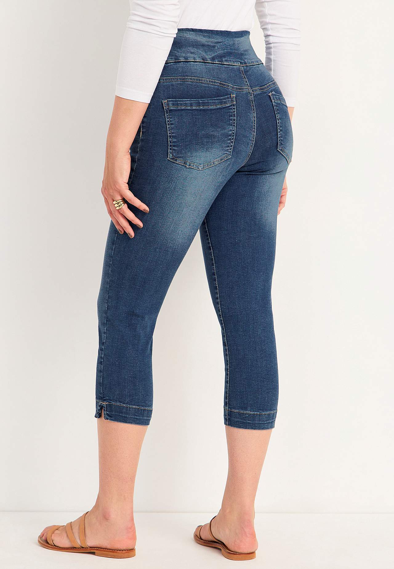Super bequeme Capri-Jeggings aus Denim Elin