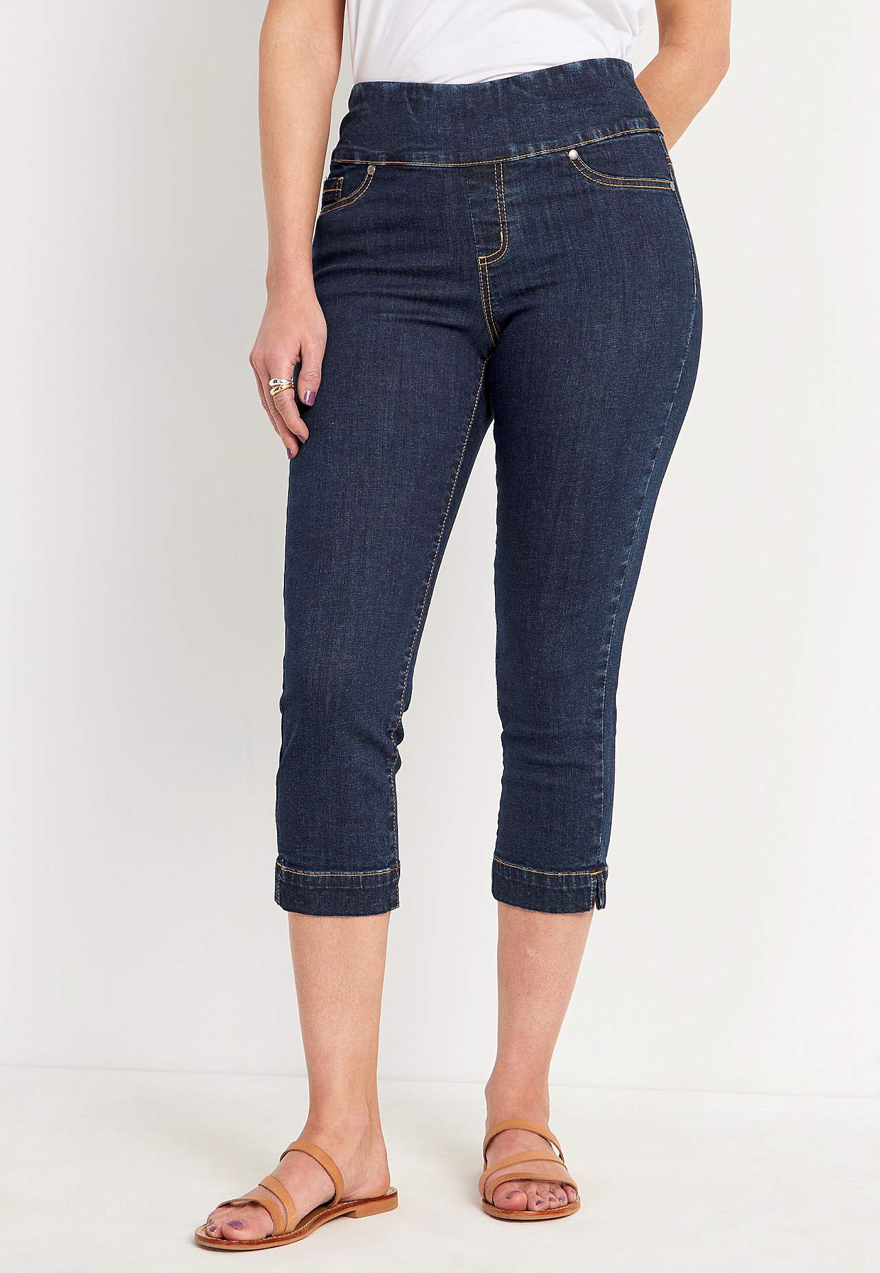 Super bequeme Capri-Jeggings aus Denim Elin