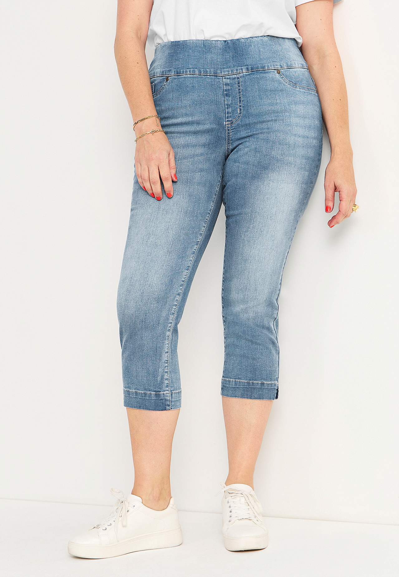 Super bequeme Capri-Jeggings aus Denim Elin