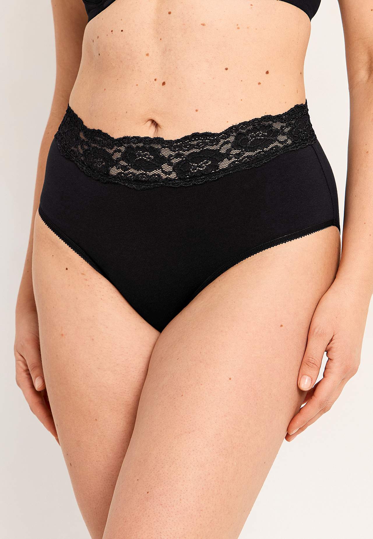Midi-Slip aus Baumwolle 4er-Pack