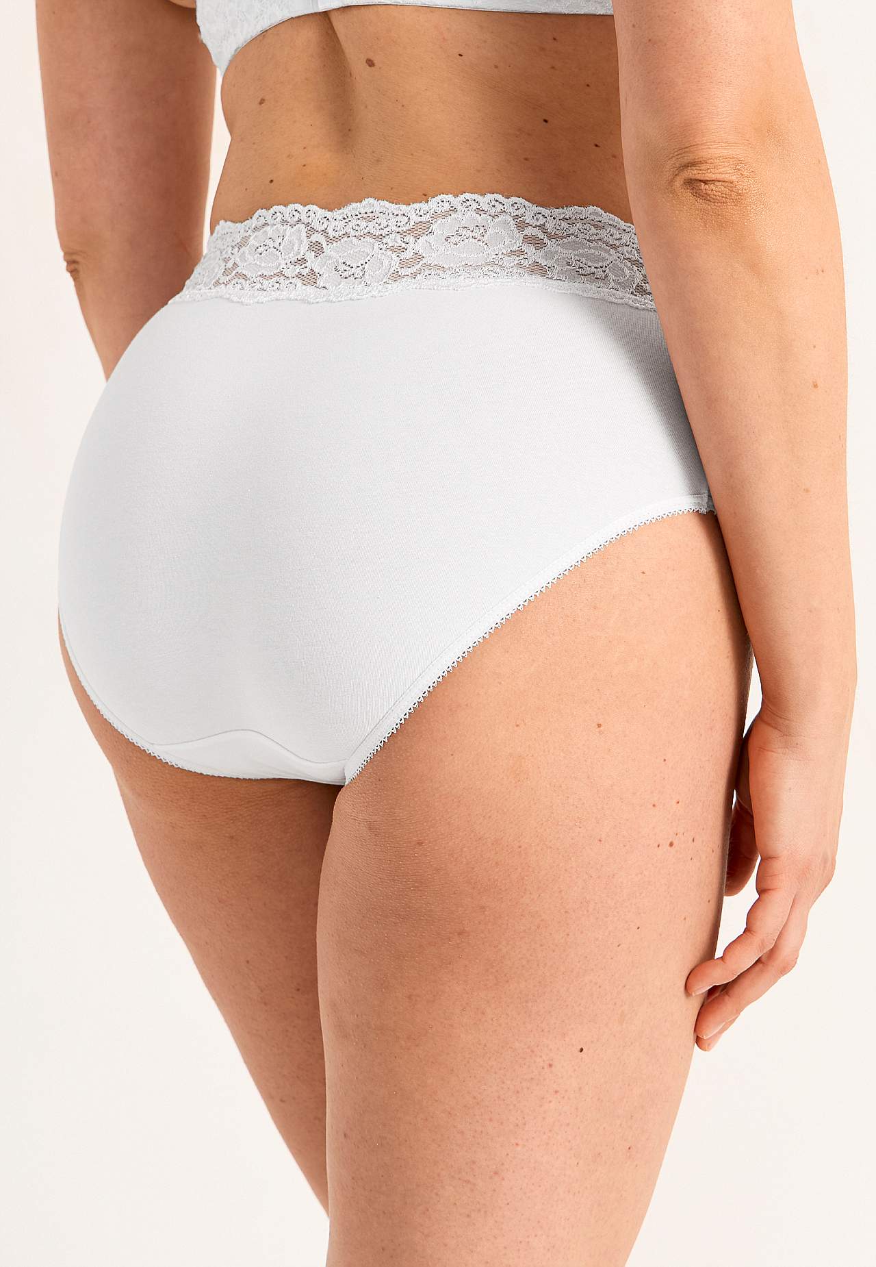 Midi-Slip aus Baumwolle 4er-Pack
