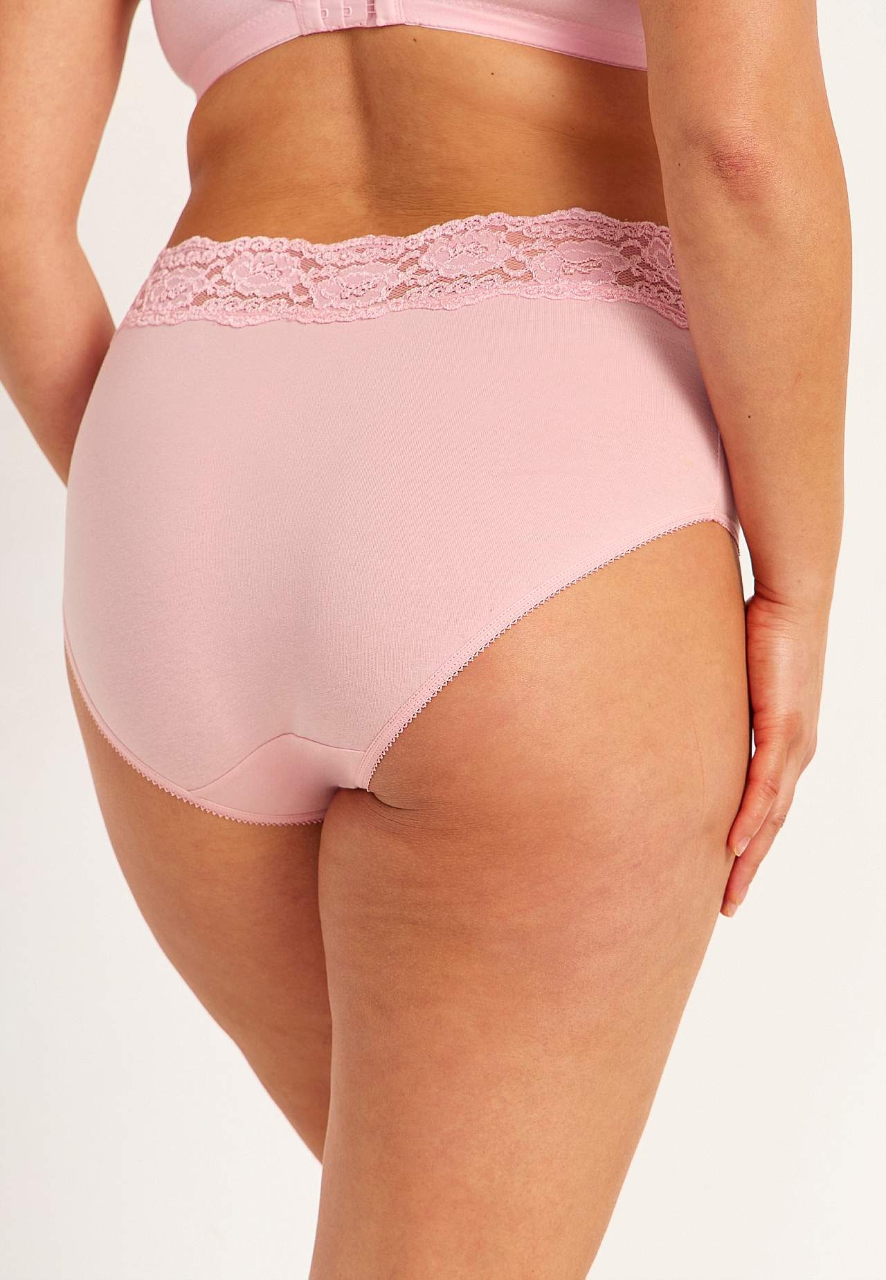 Midi-Slip aus Baumwolle 4er-Pack