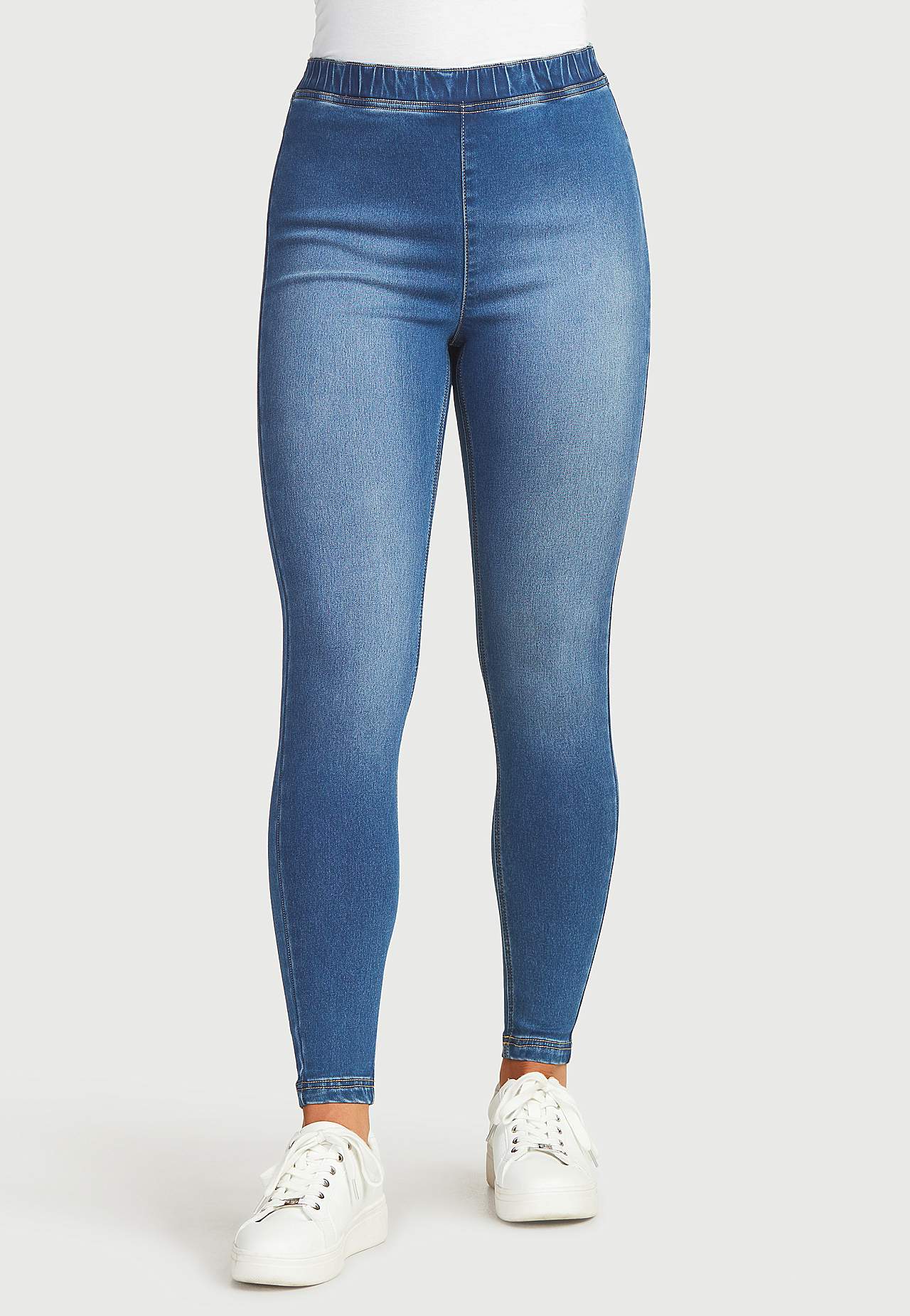 Denim-Leggings