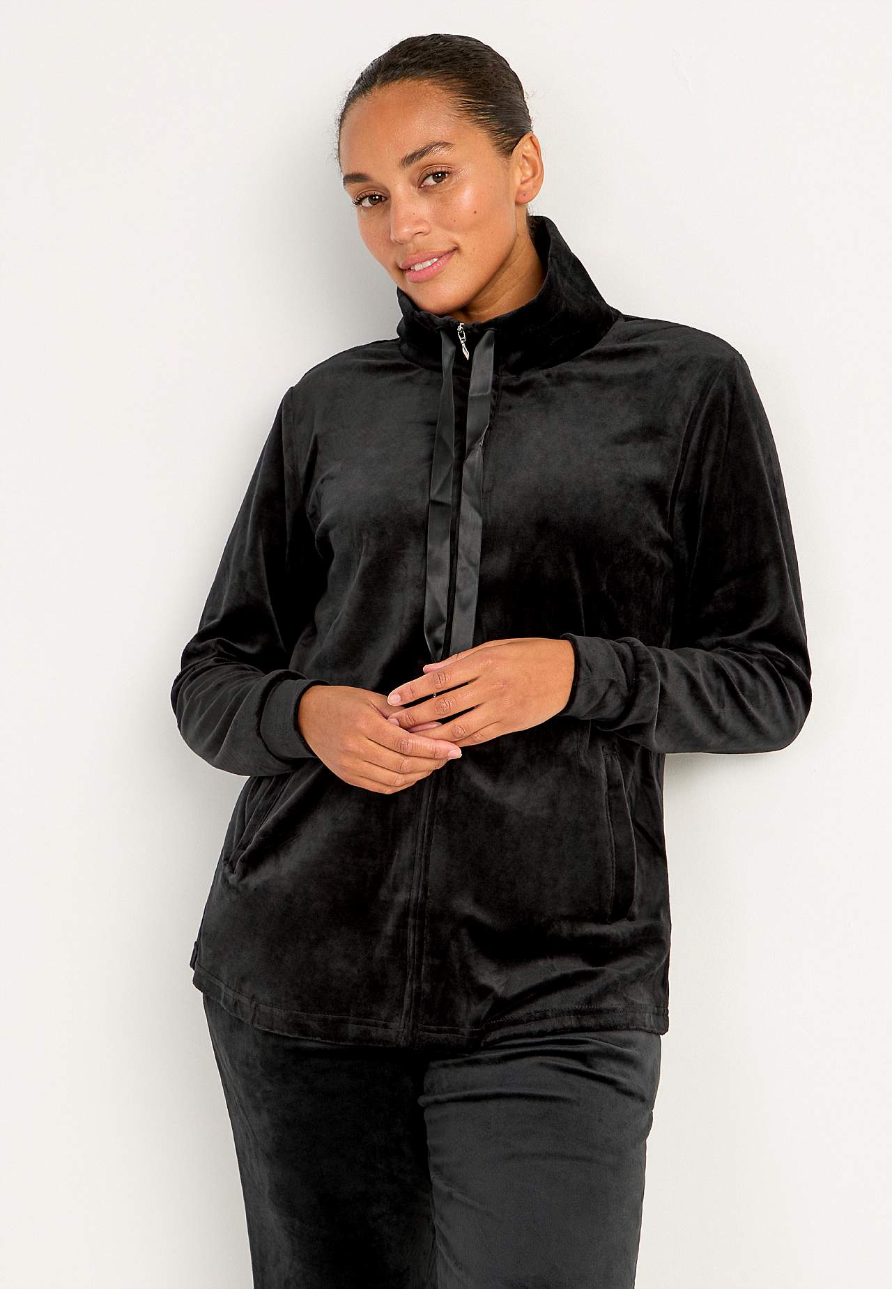 Velours-Jacke