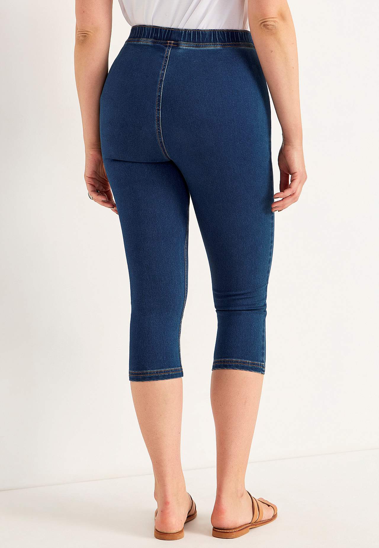 Capri-Leggings aus Denim Olga