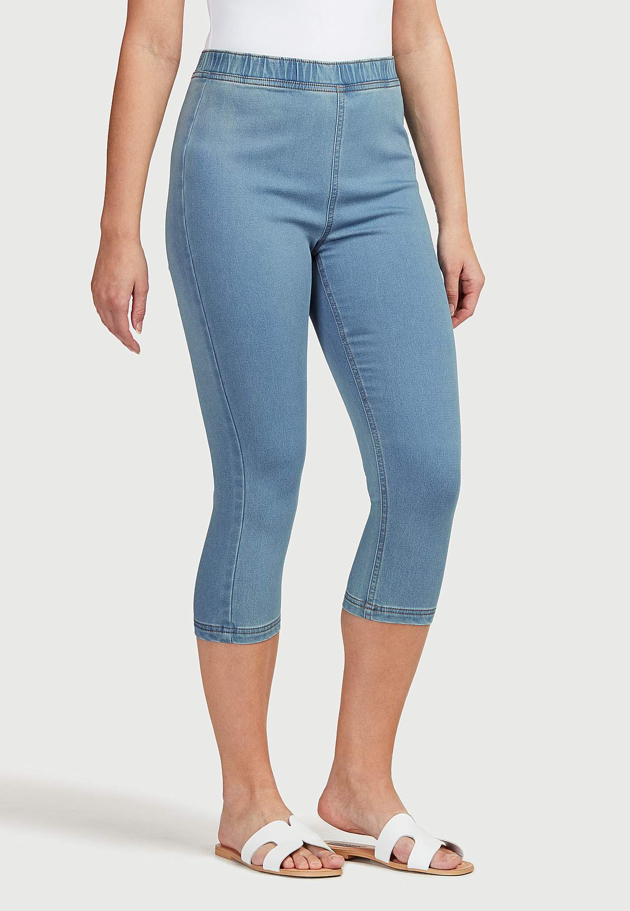 Capri-Leggings aus Denim Olga
