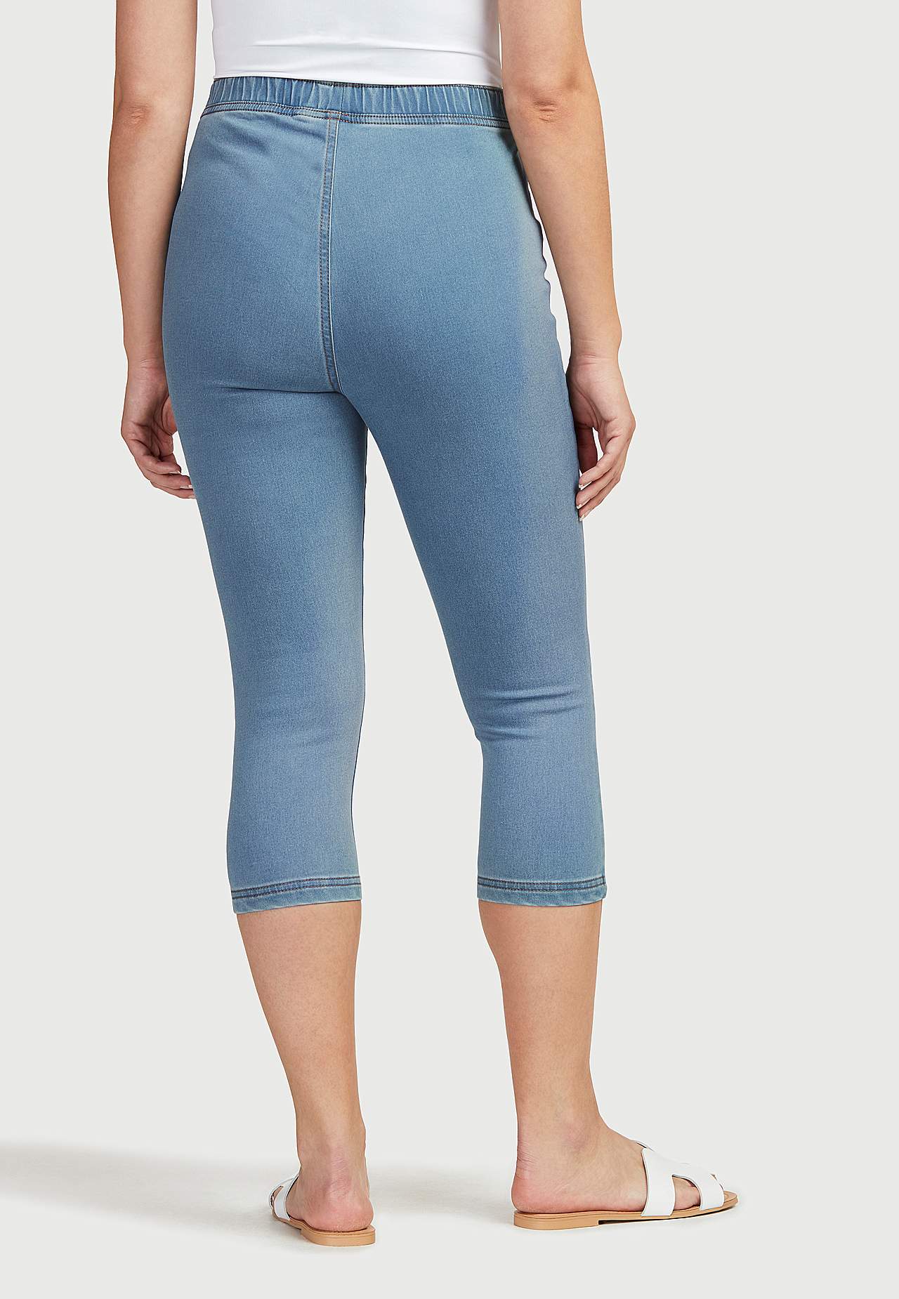 Capri-Leggings aus Denim Olga