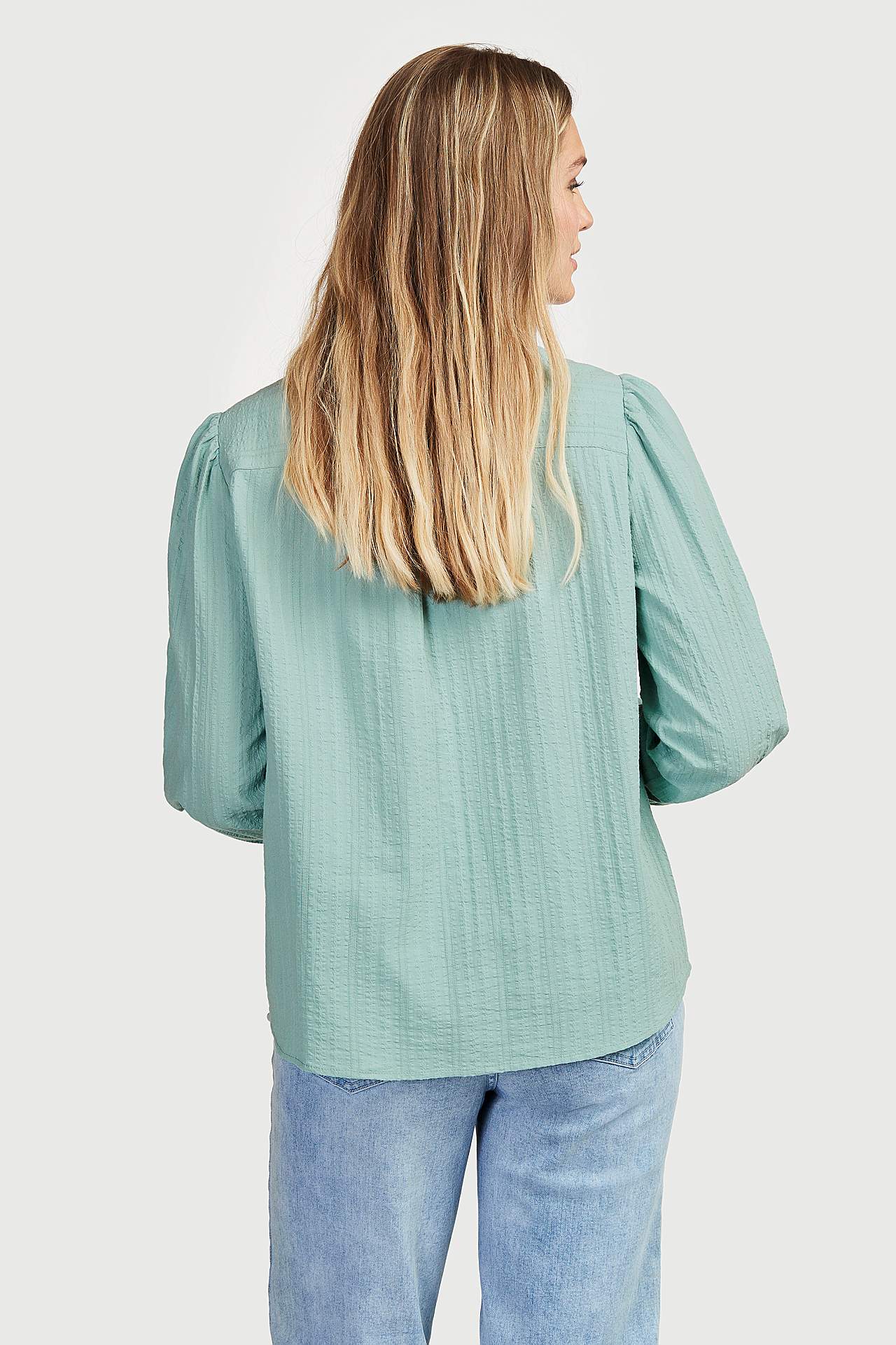 Jacquardgemusterte Bluse