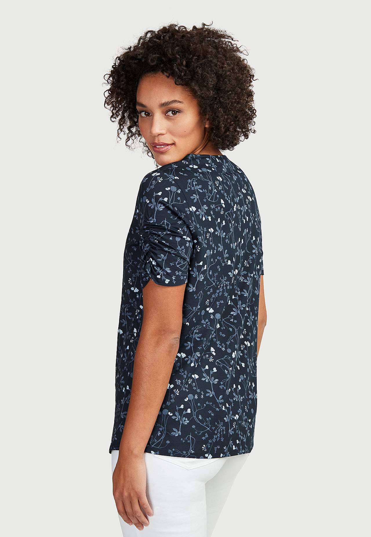 Jersey-Top mit gerafften Ärmeln Amelia 2er-Pack