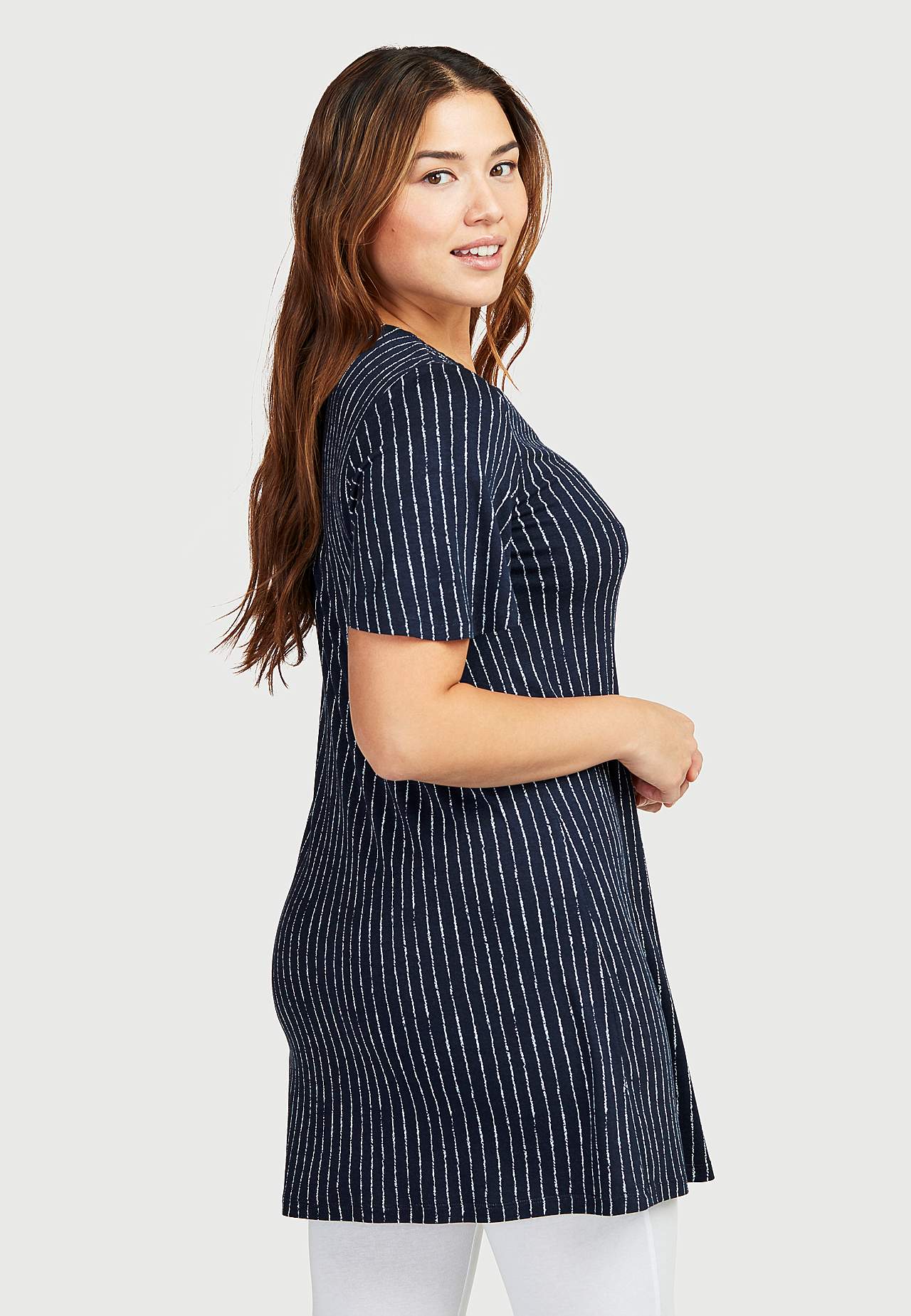 Gemusterte Jersey-Tunika Matilda