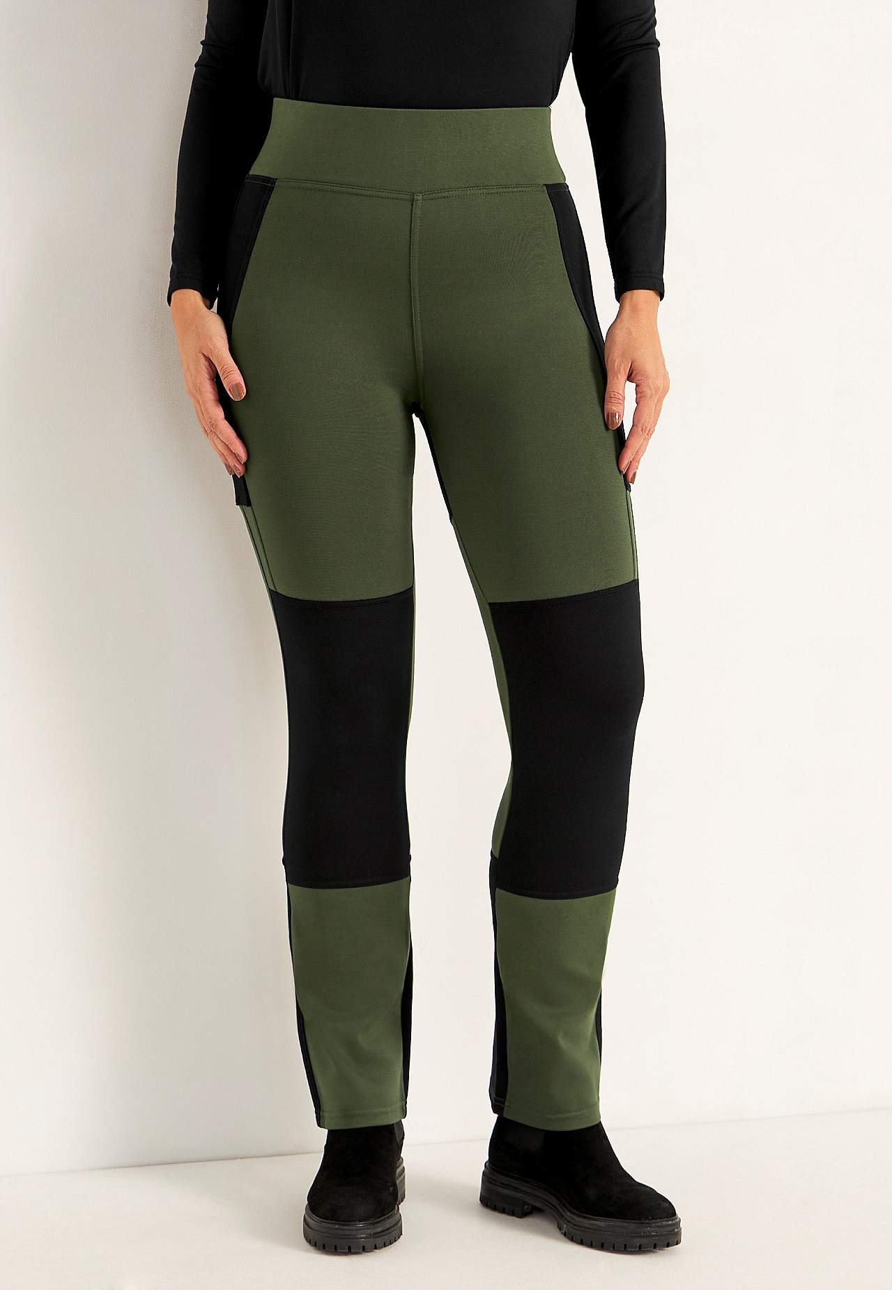 Freizeithose mit gerade geschnittene