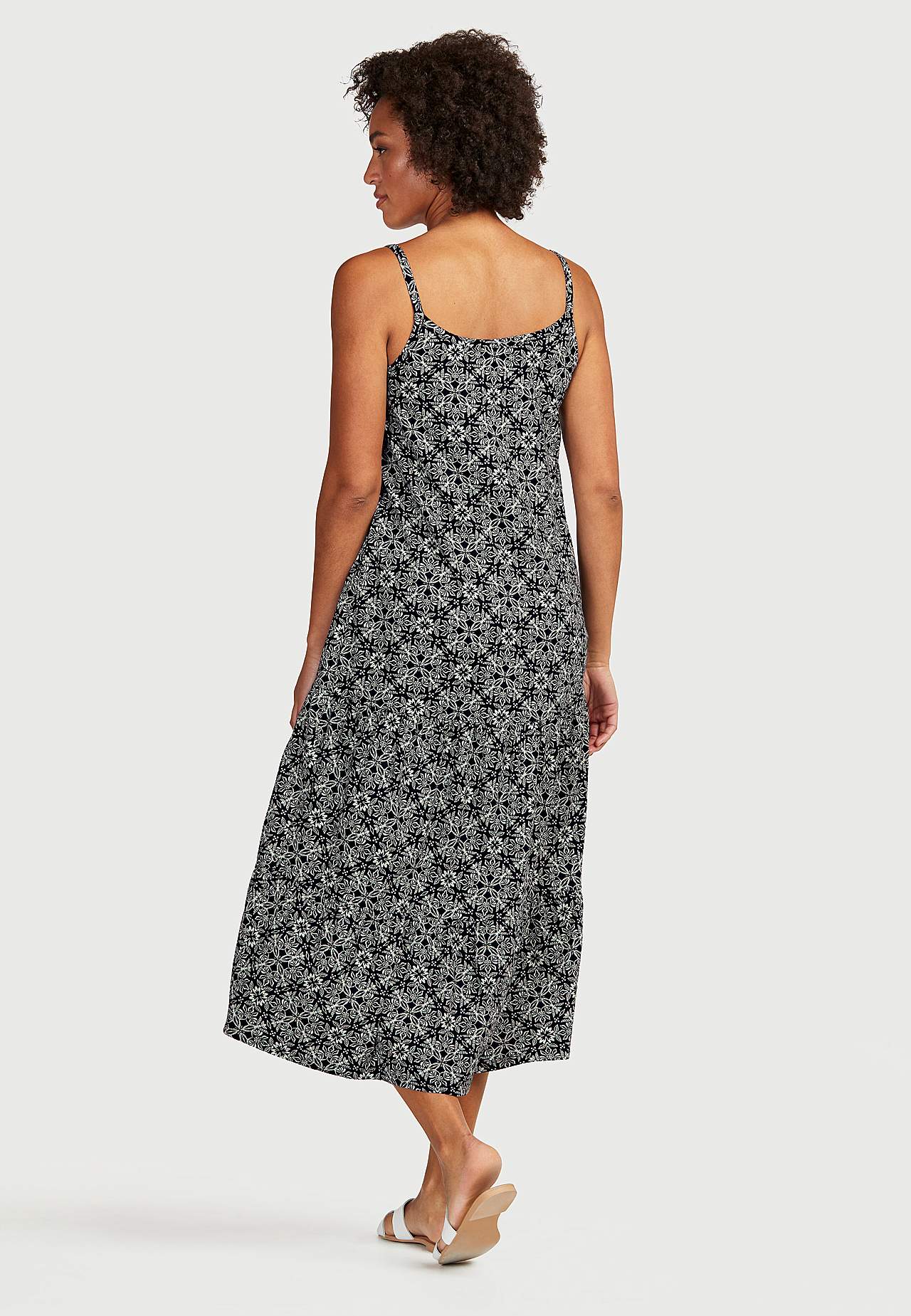Gemustertes Jerseykleid Sigrid