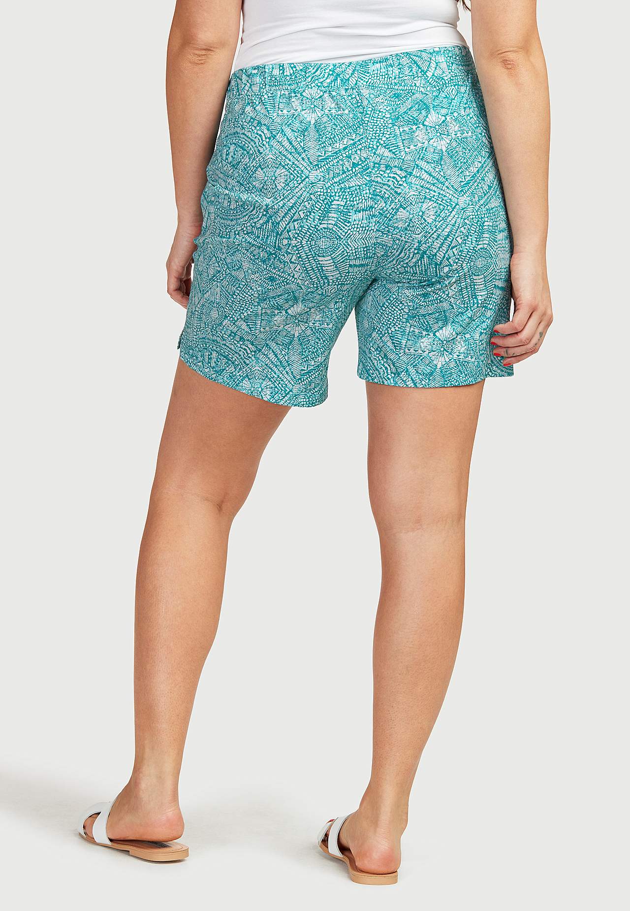 Gemusterte Shorts aus Jersey Mia