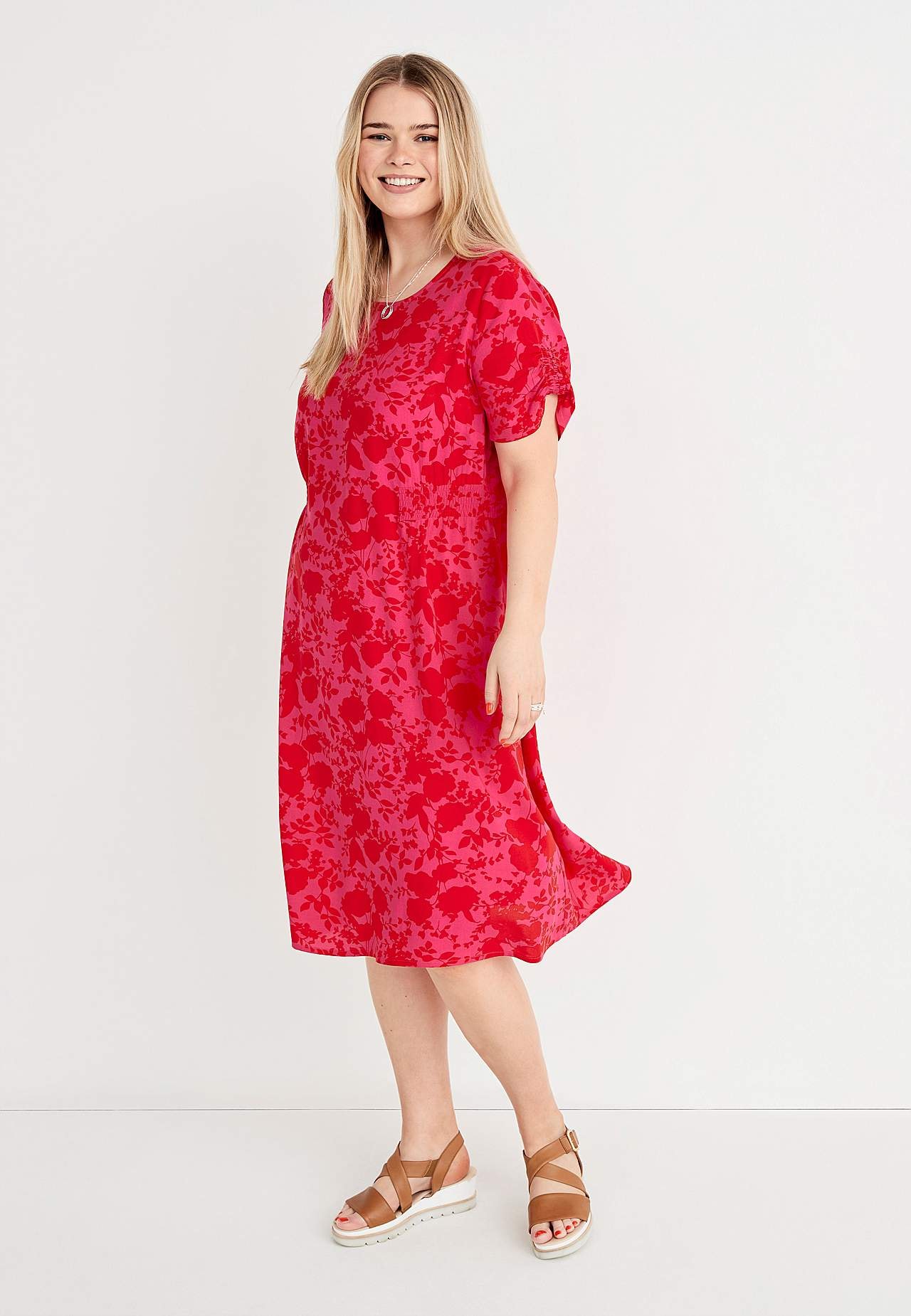 Gemustertes Kleid