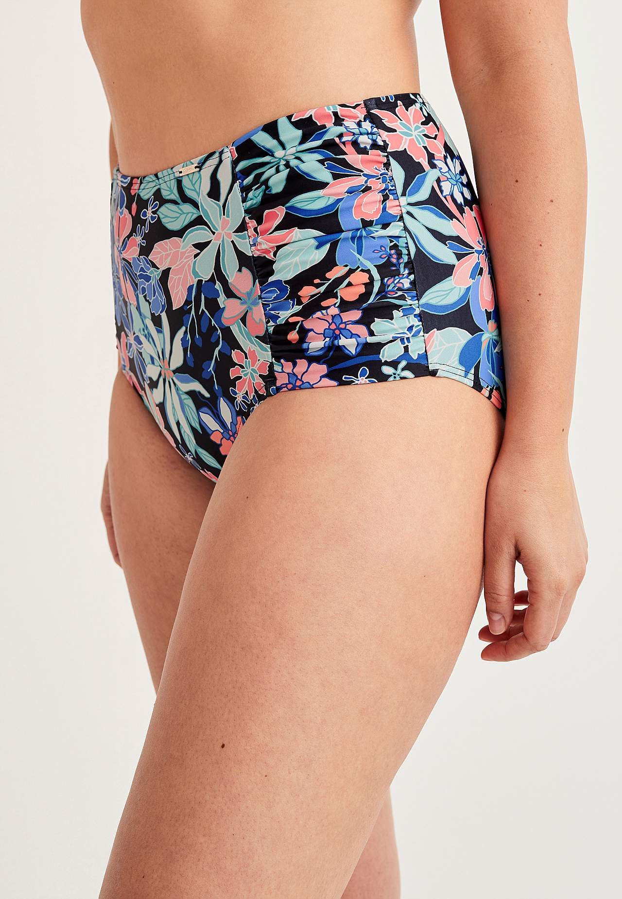 Bikini-Unterteil mit hohem Bund