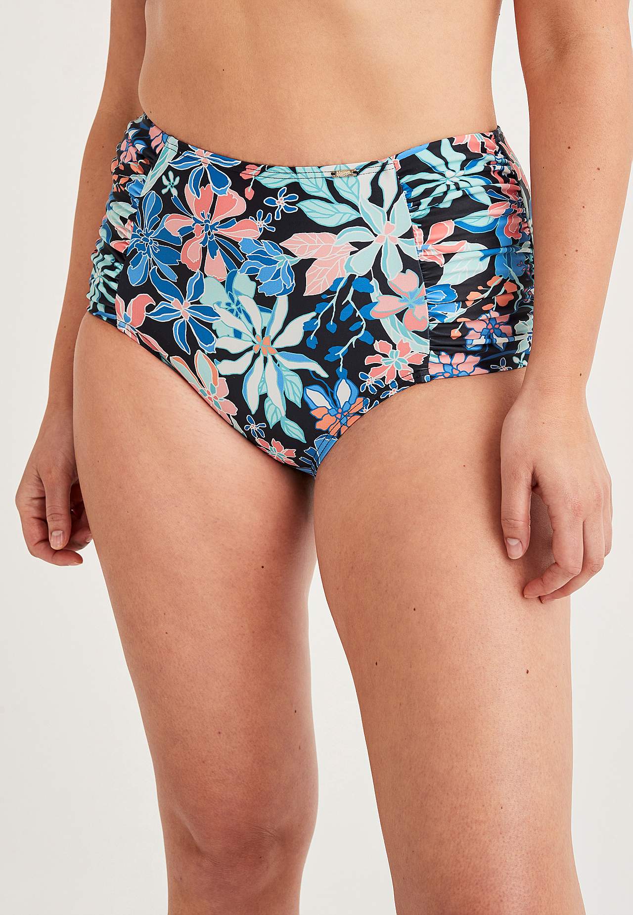 Bikini-Unterteil mit hohem Bund