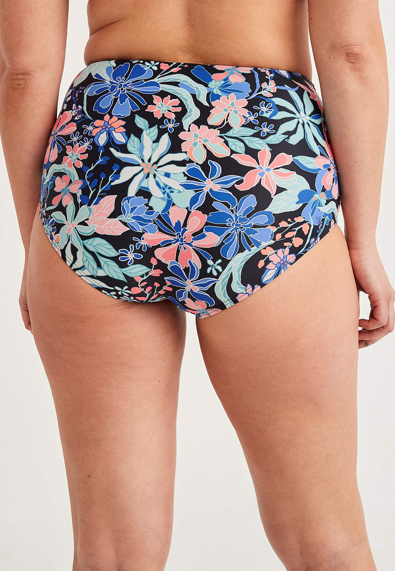 Bikini-Unterteil mit hohem Bund