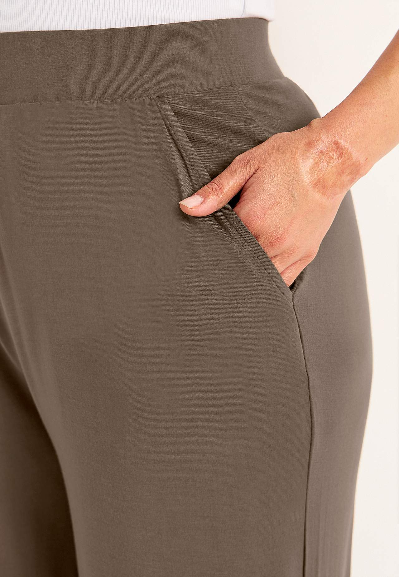 Breite Jerseyhose