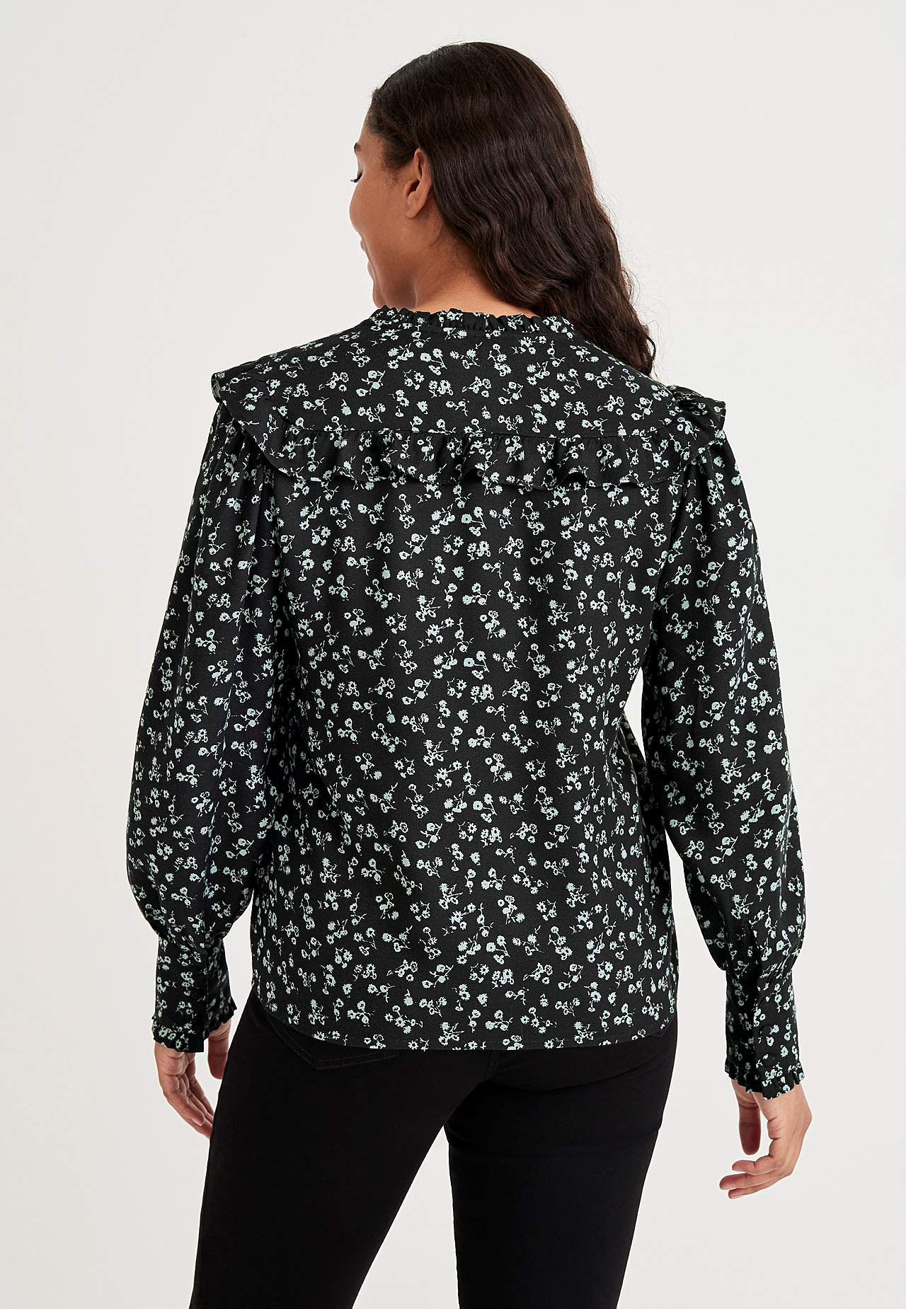 Gemusterte Bluse Laura