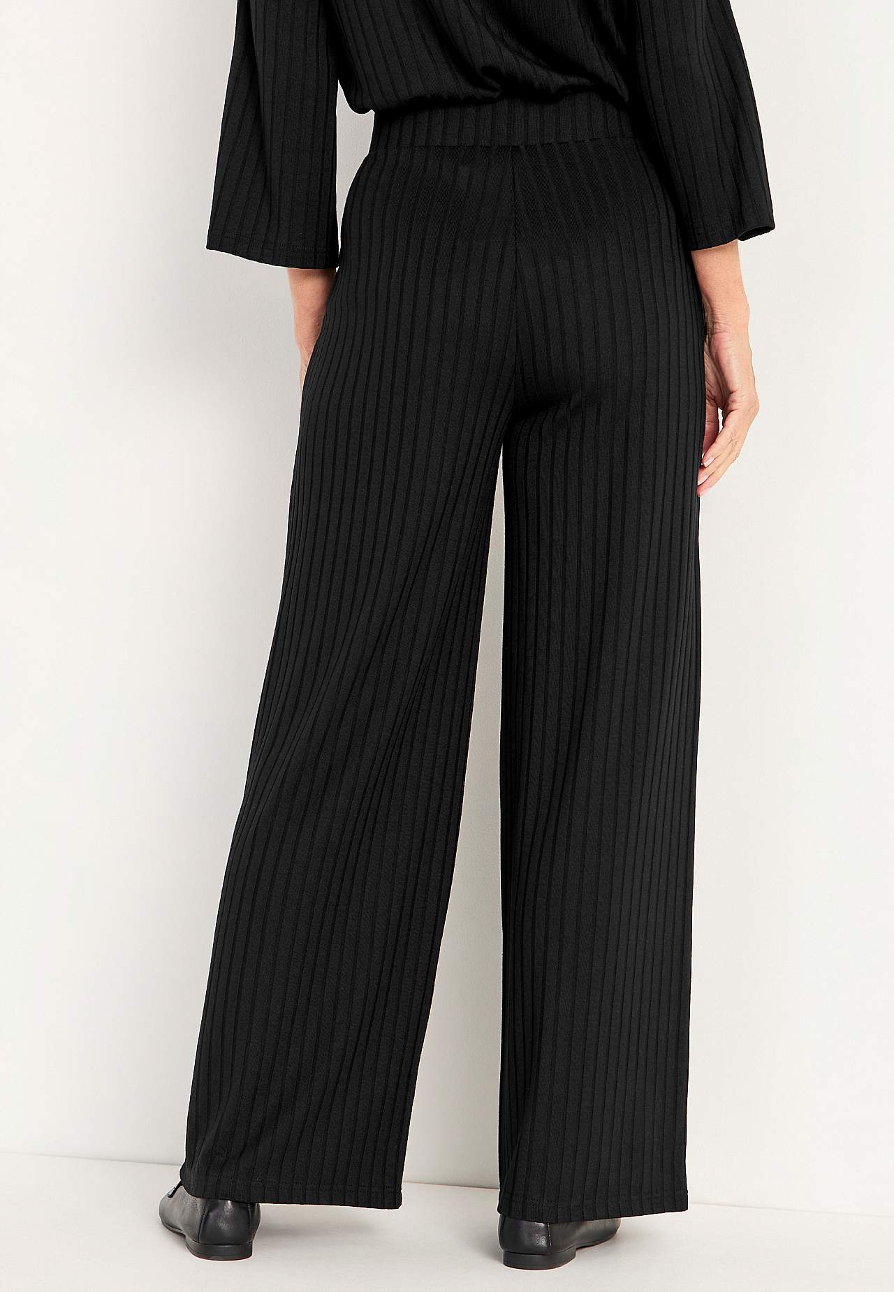 Hose aus geripptem Jersey
