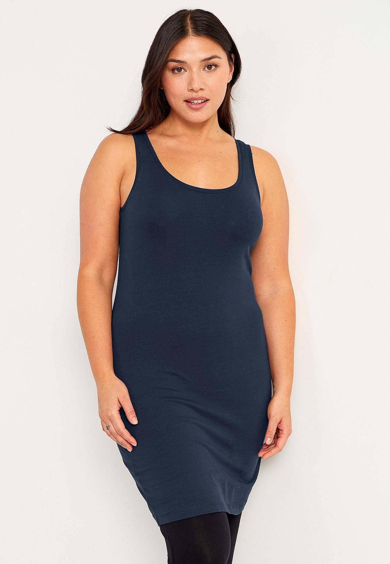Langes Negligee aus Bio-Baumwolle