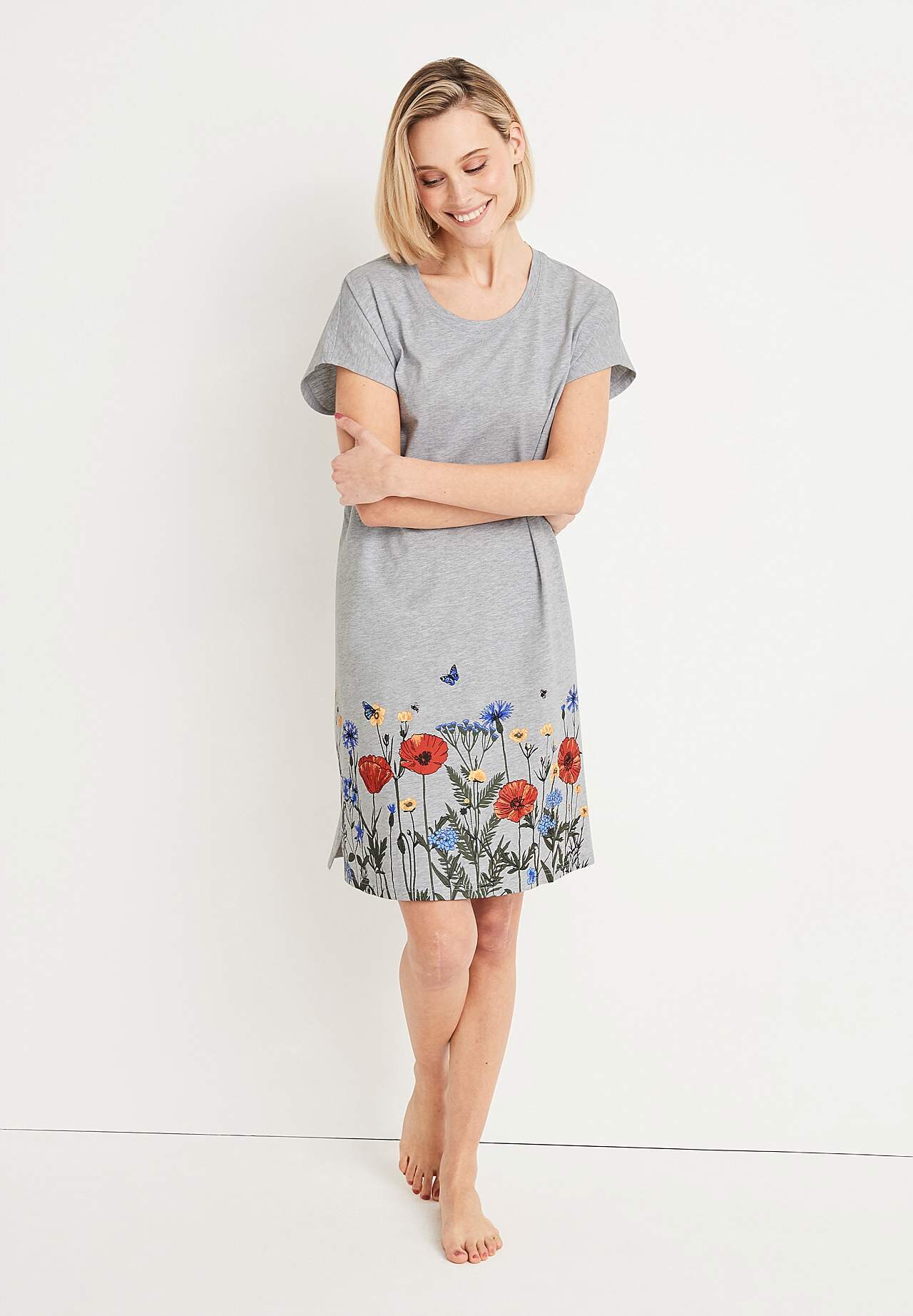 Nachtkleid aus Baumwolle Berit 2er-Pack