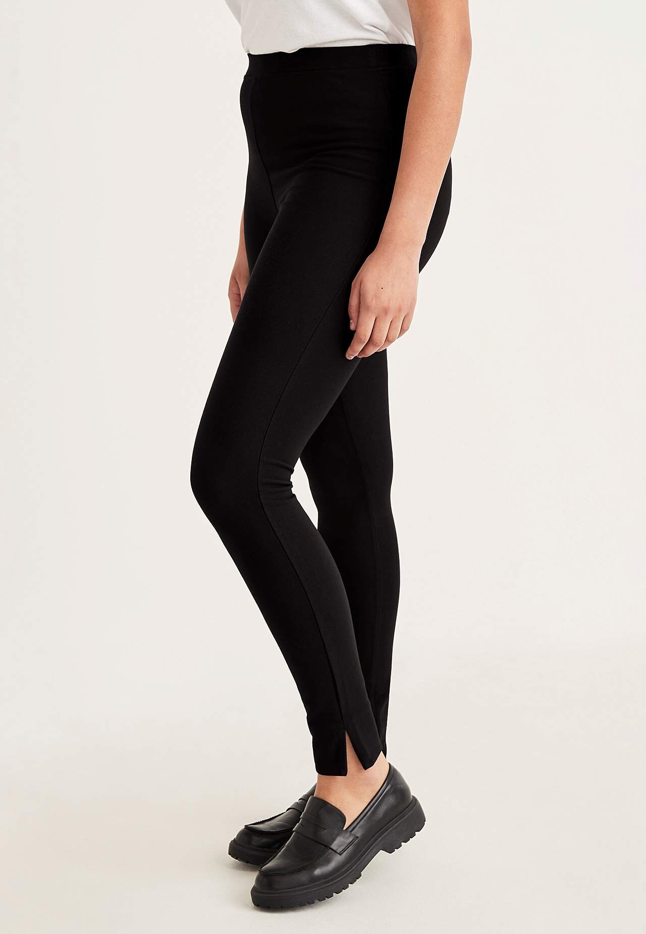 Leggings aus Jersey mit einem gestrecktem Köper