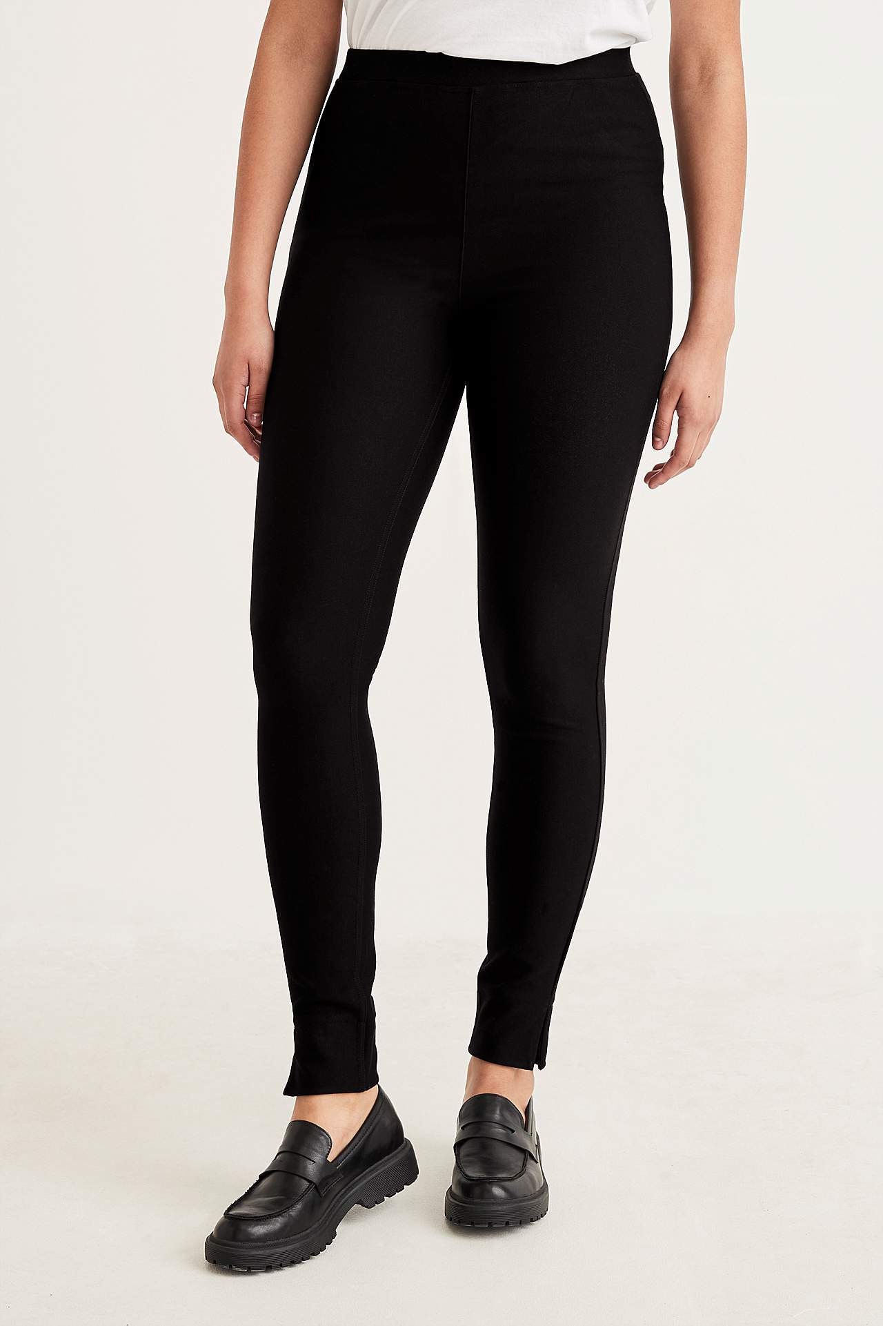 Leggings aus Jersey mit einem gestrecktem Köper