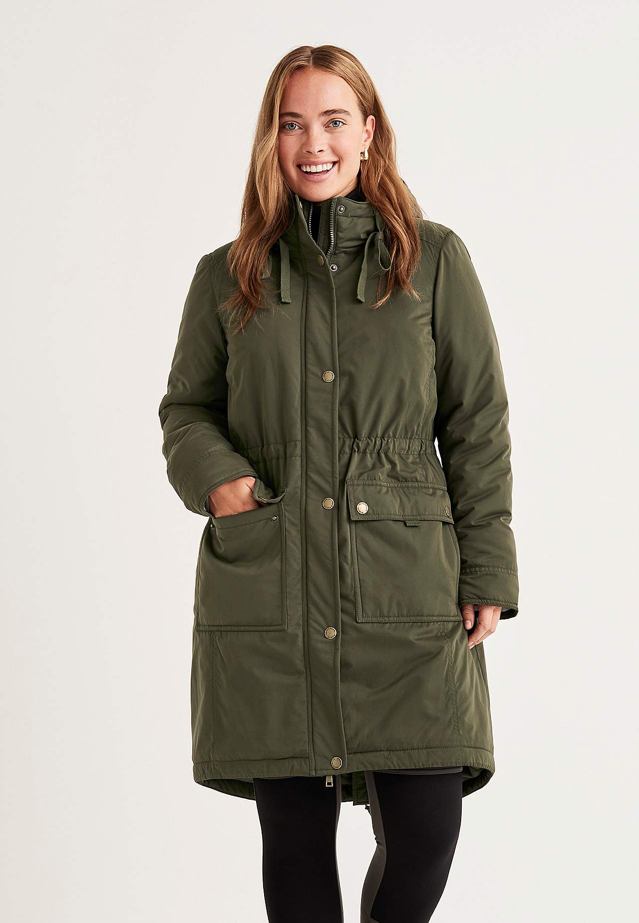 Parka mit pile-gefütterter Kapuze