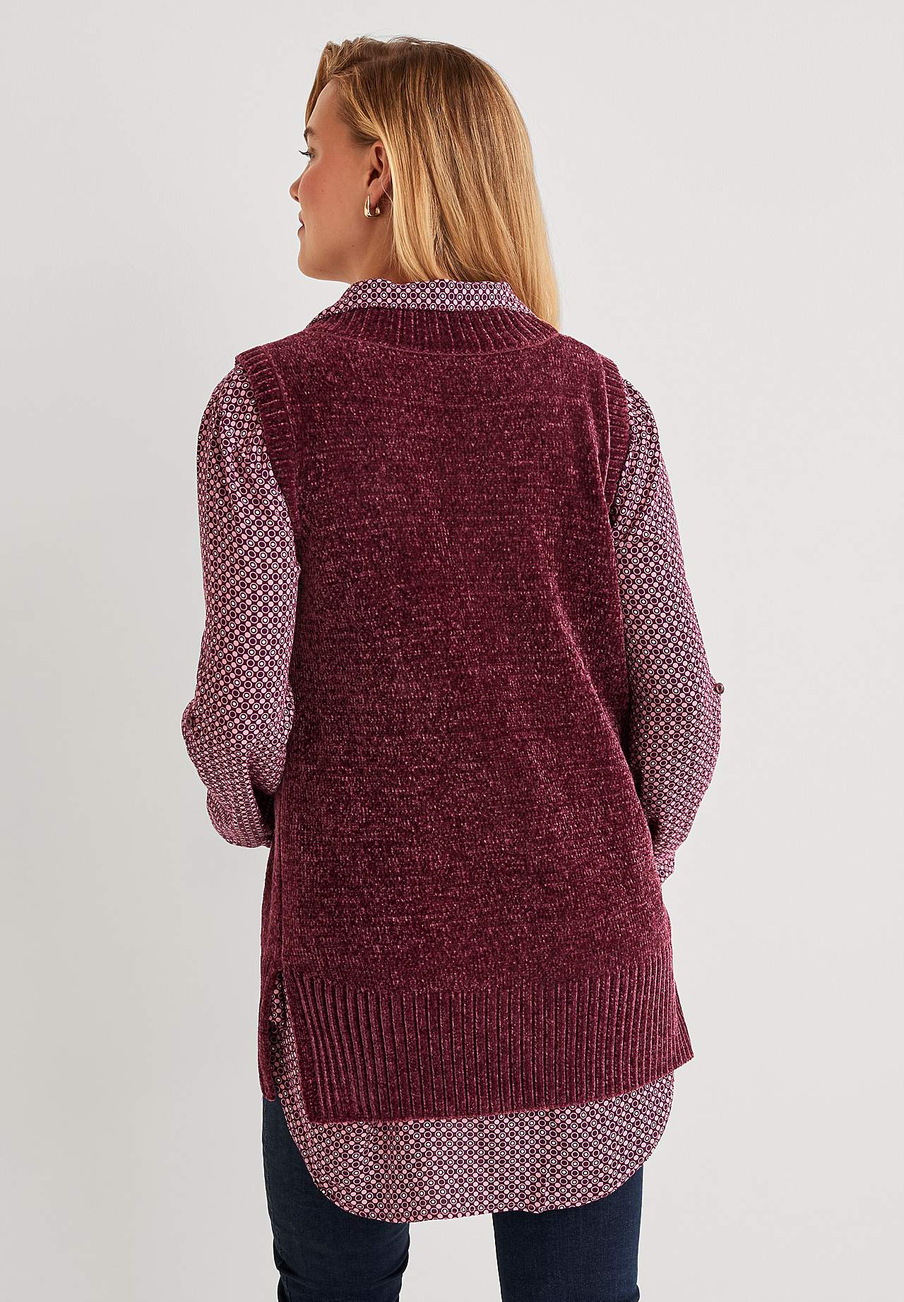 Weiche Weste aus Chenille