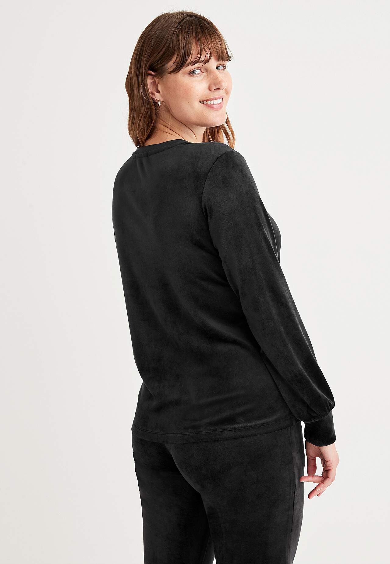 Velours-Pullover Vanja