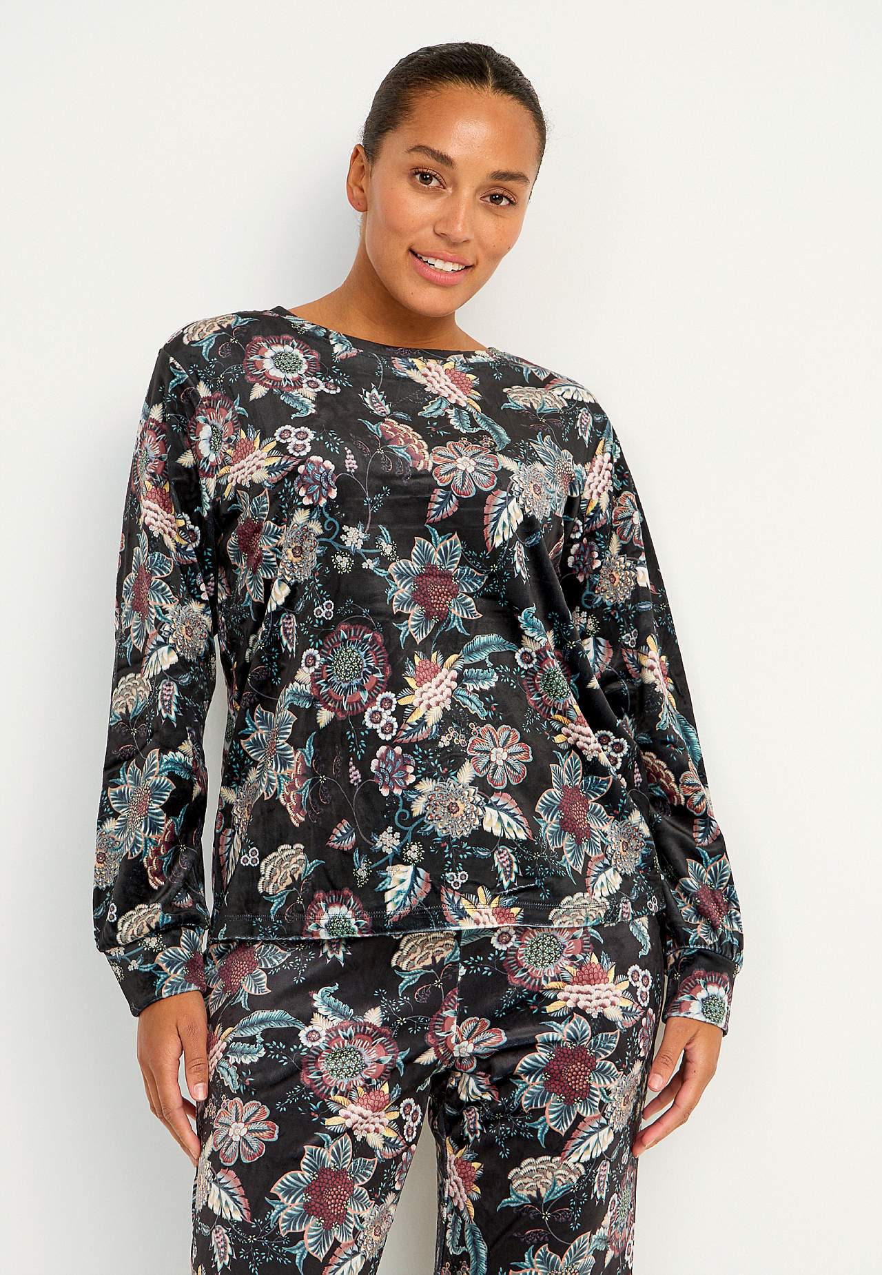 Velours-Pullover Vanja