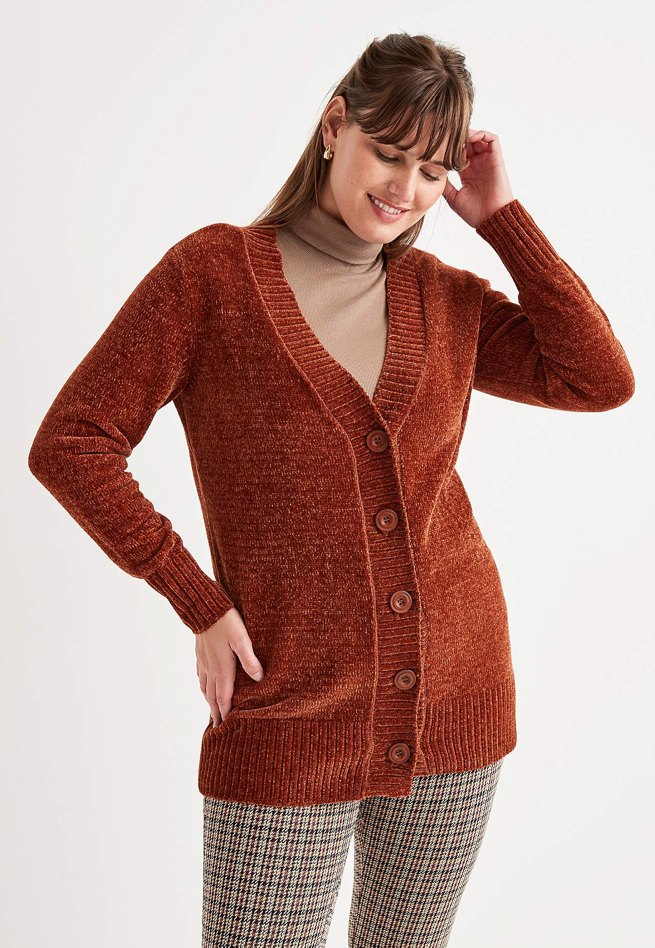 Cardigan aus Chenille Camilla