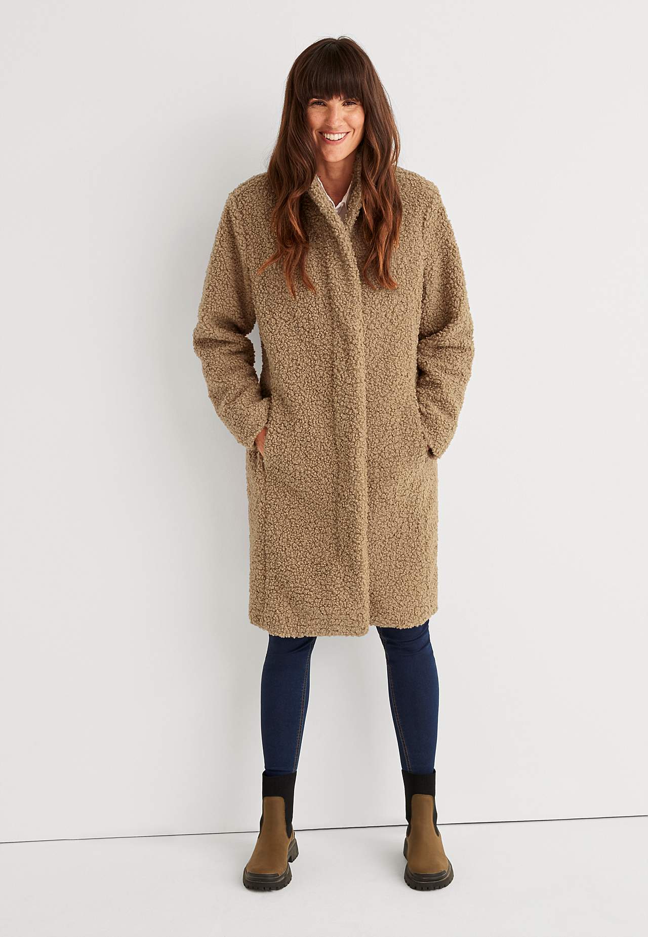 Teddy-Mantel Curly