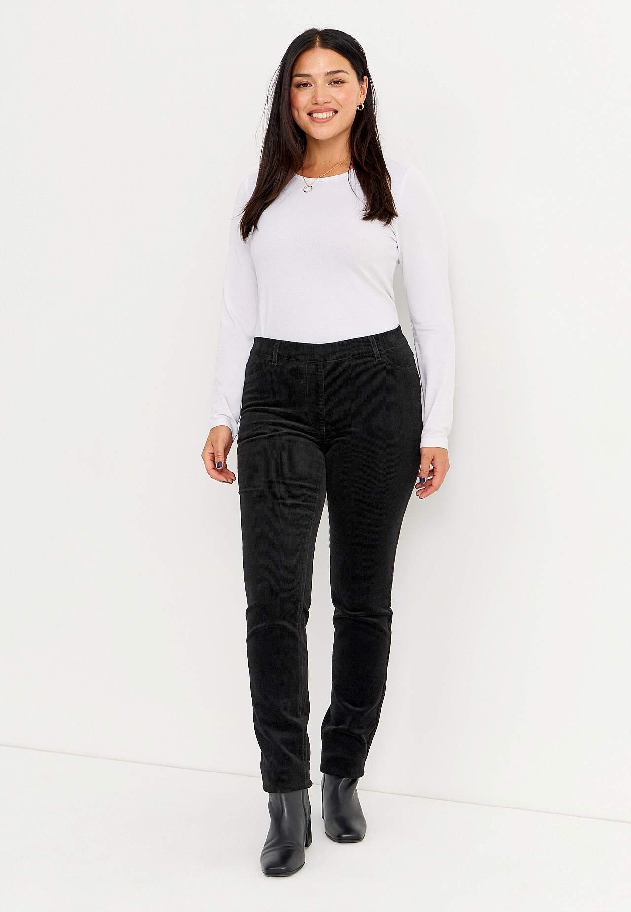 Treggings aus Kordsamt