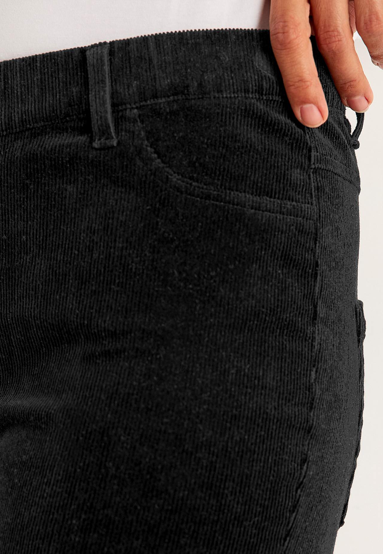 Treggings aus Kordsamt