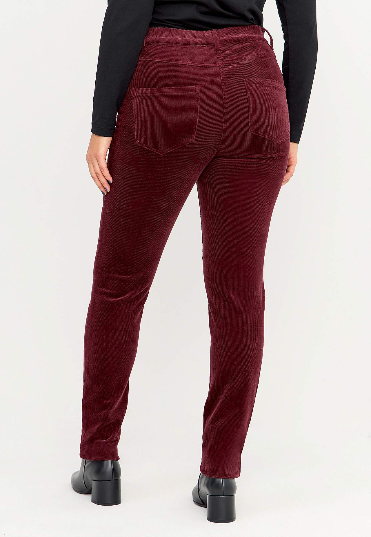 Treggings aus Kordsamt